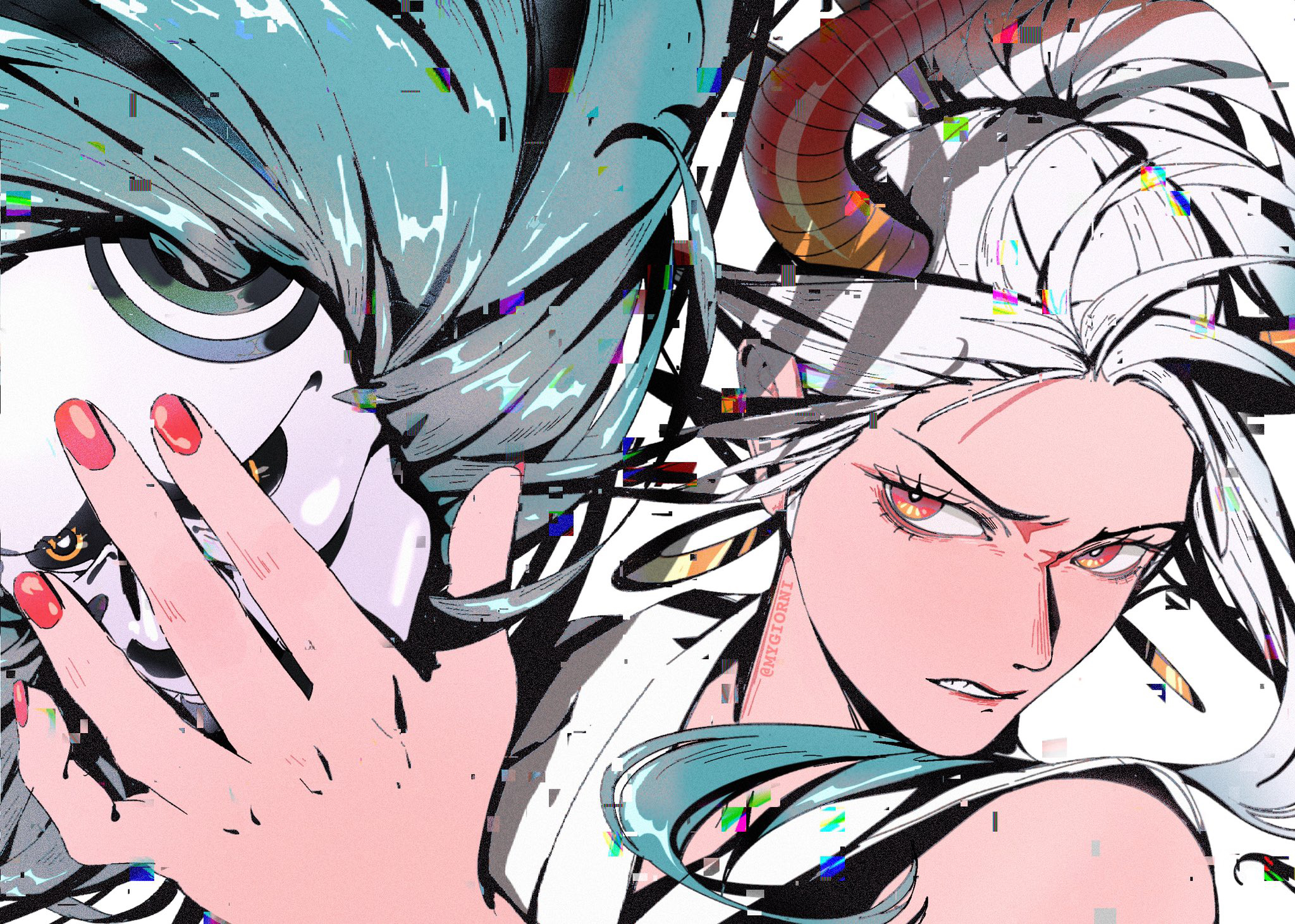 Yamato from One Piece Intense Portrait HD Wallpaper