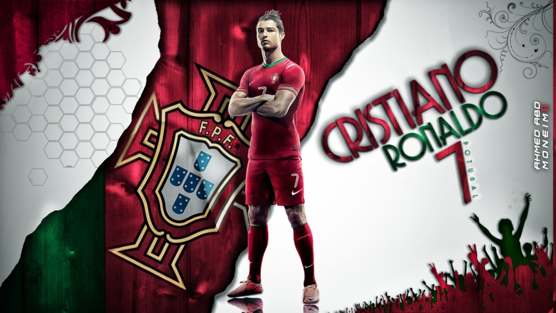 Cristiano Ronaldo Portugal National Team Number 7 HD Wallpaper