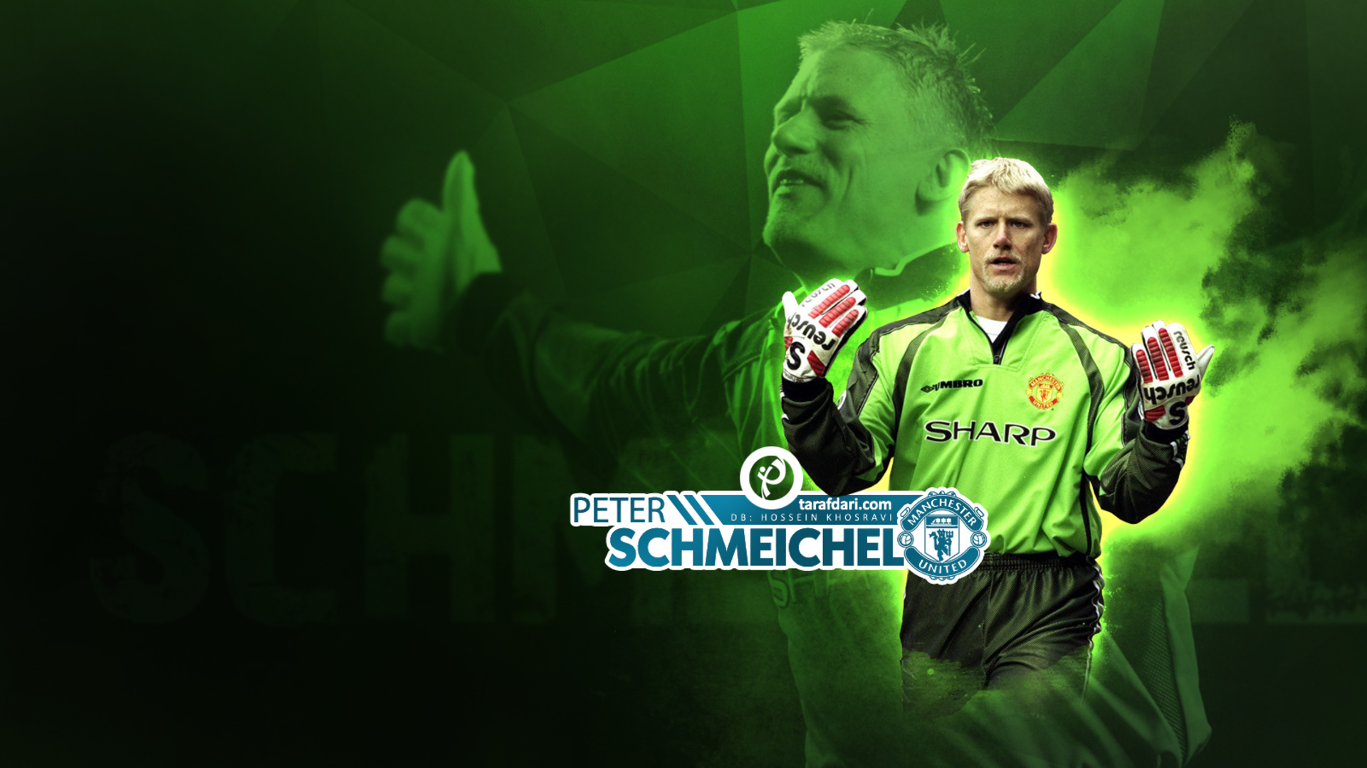 Peter Schmeichel Manchester United Soccer Goalkeeper HD Wallpaper