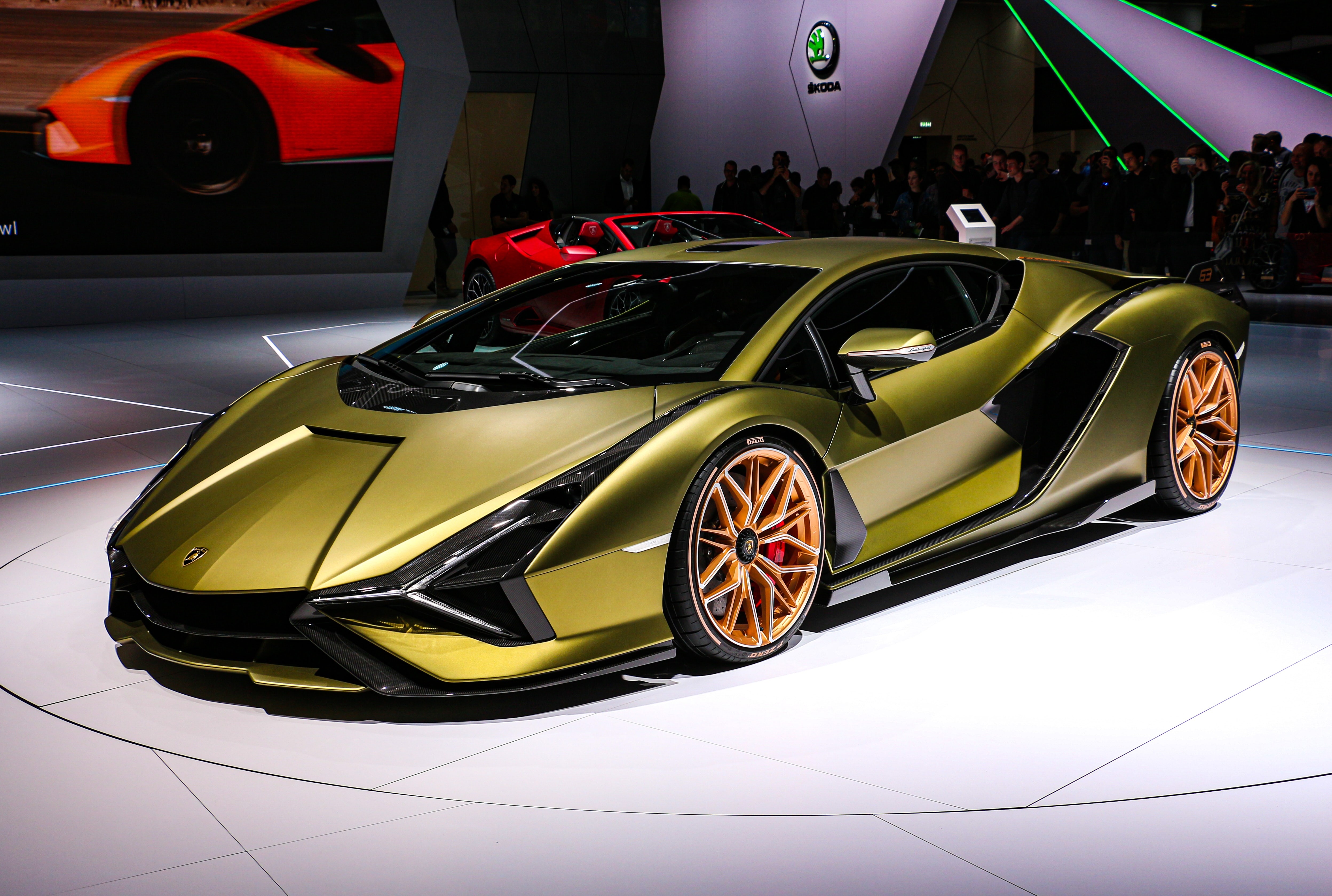 Lamborghini Sián FKP 37 Supercar 4K HD Wallpaper