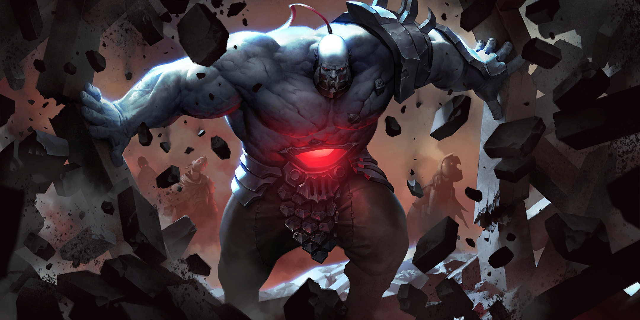 Sion (League of Legends) unleashing destruction HD Wallpaper