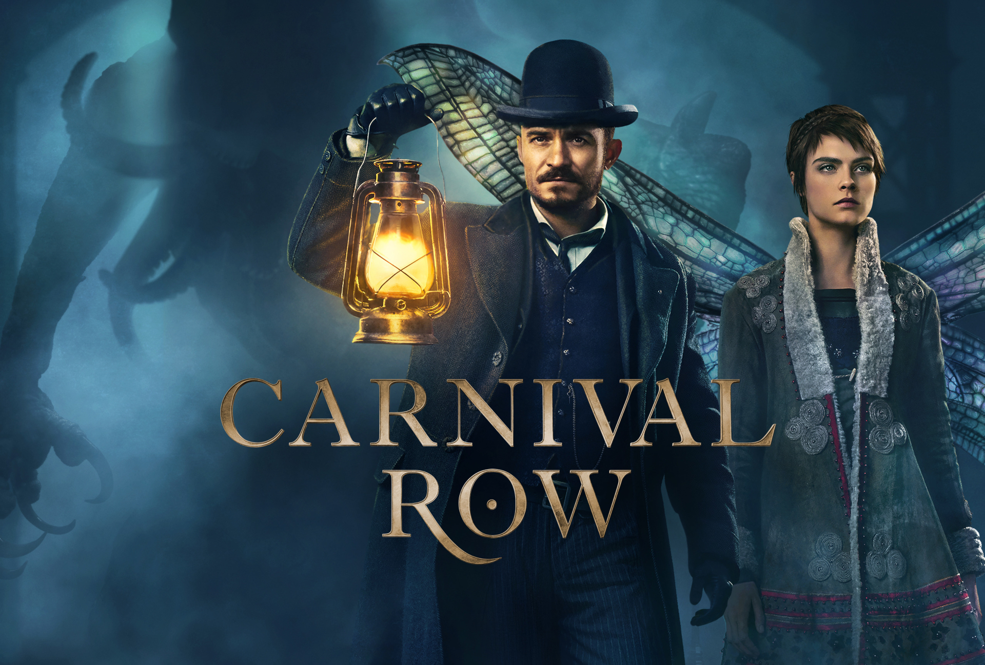 Carnival Row: Orlando Bloom and Cara Delevingne HD Wallpaper