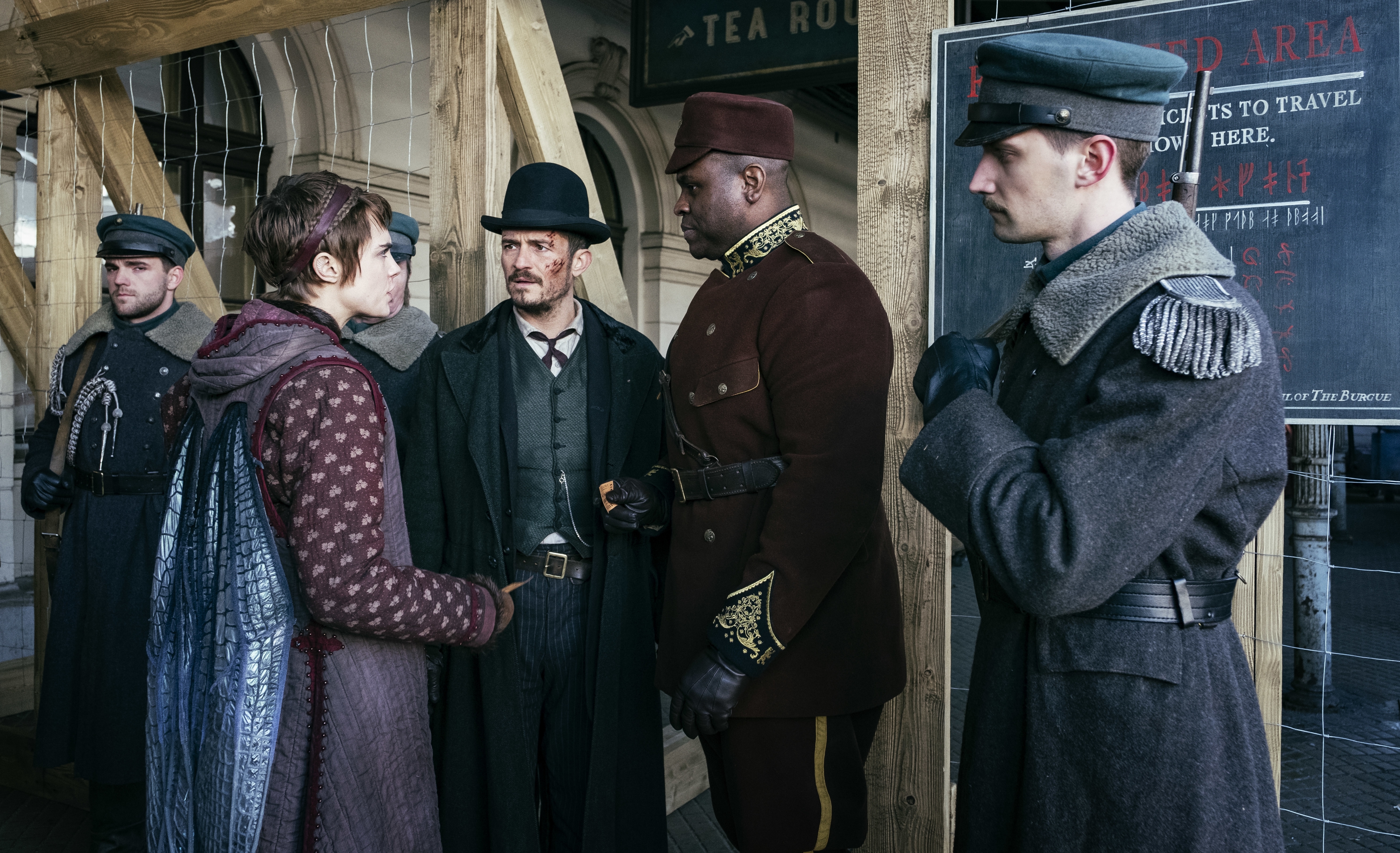 Carnival Row 4K: Vignette and Philo at checkpoint HD Wallpaper
