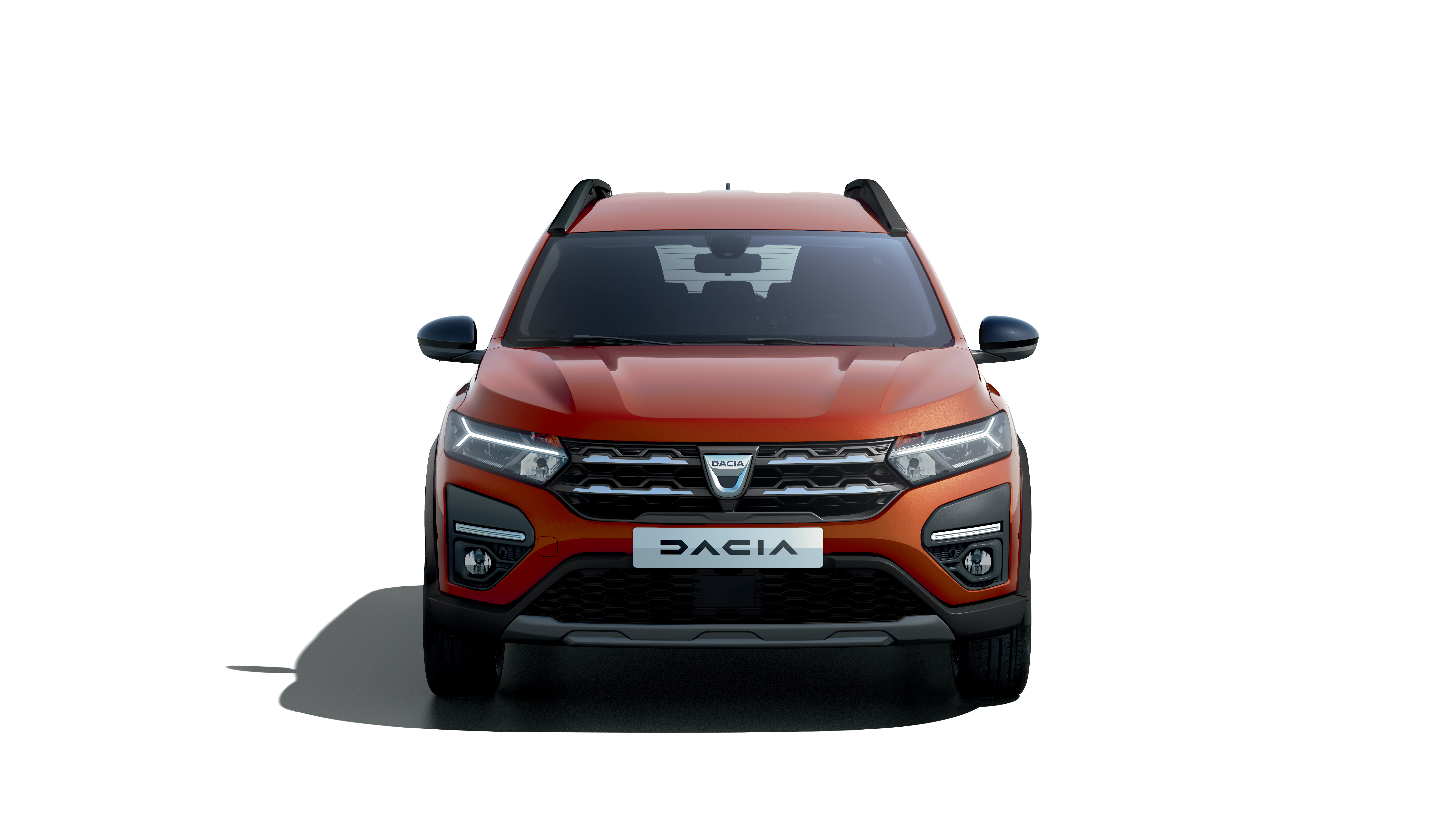 Orange Dacia Jogger Extreme front view HD Wallpaper