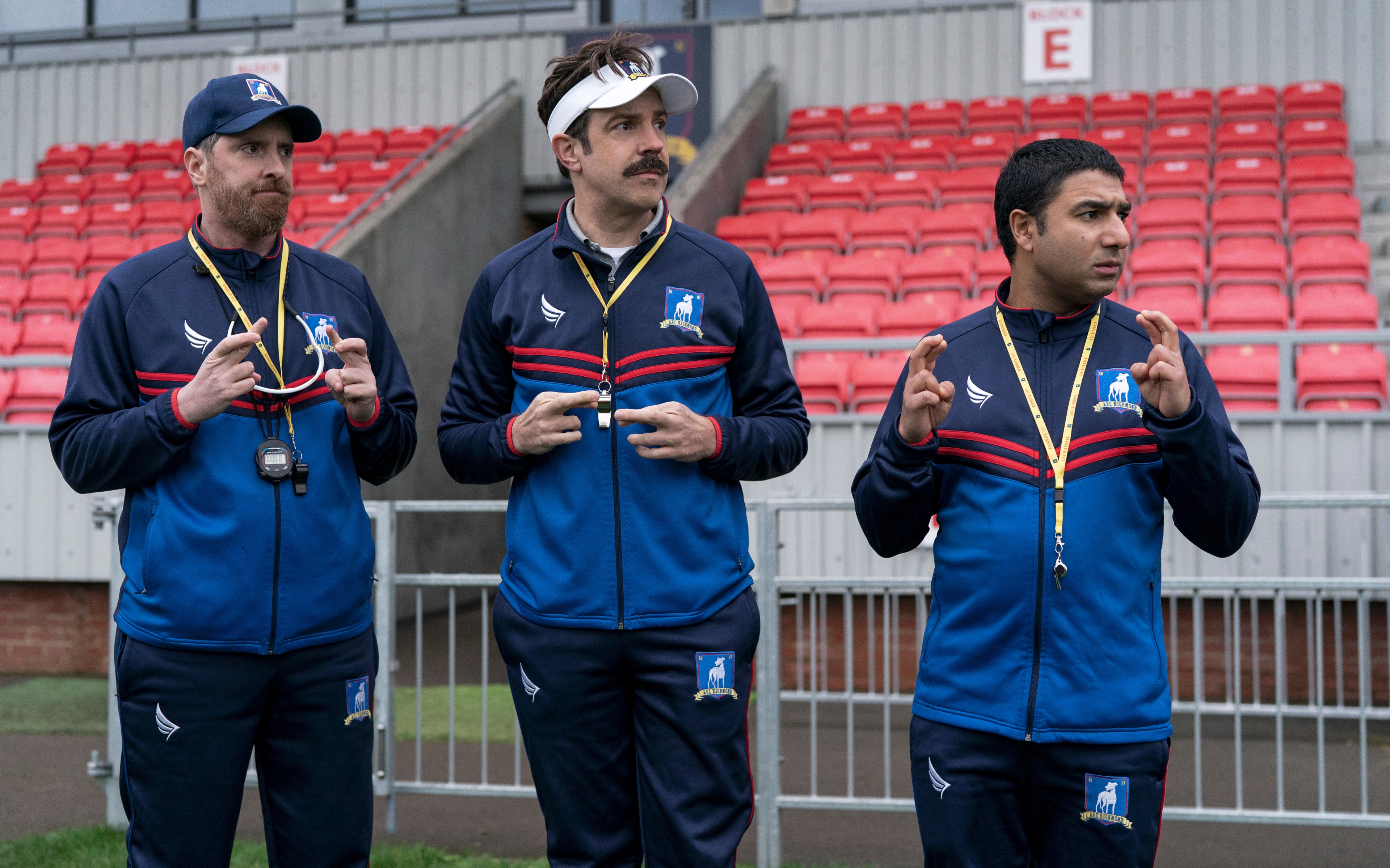 Ted Lasso, Coach Beard, and Nathan HD Wallpaper