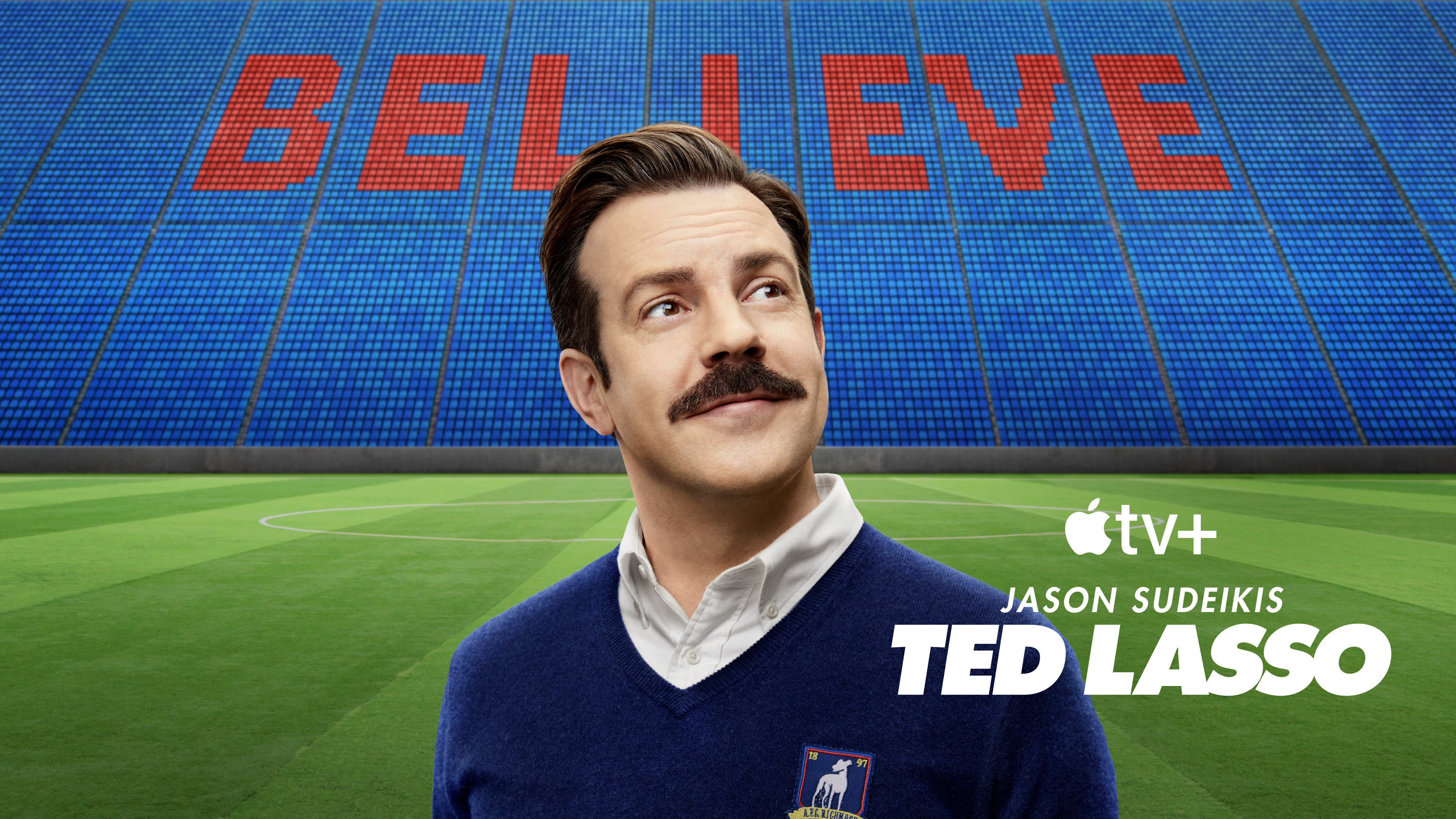Ted Lasso Believe Stadium 4K HD Wallpaper