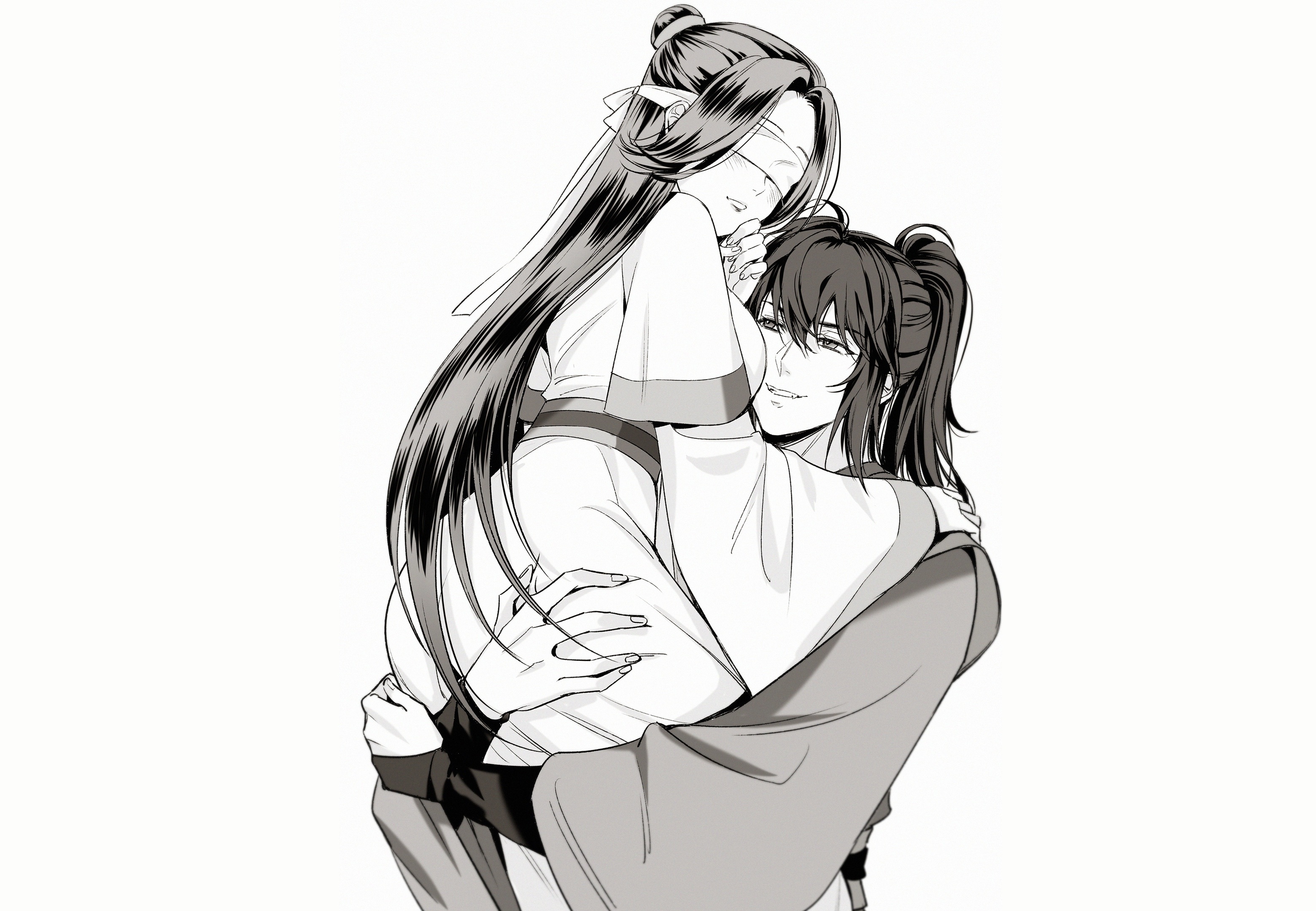 Xue Yang carrying blindfolded Xiao Xingchen HD Wallpaper