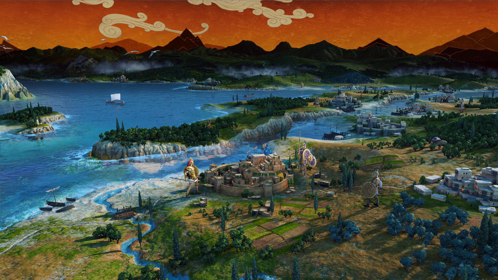 A Total War Saga: TROY - Epic Greek Landscape HD Wallpaper
