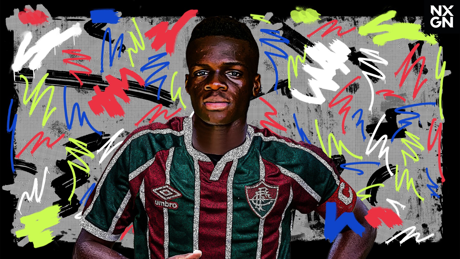 Metinho, Brazilian Fluminense FC Soccer Player Portrait HD Wallpaper