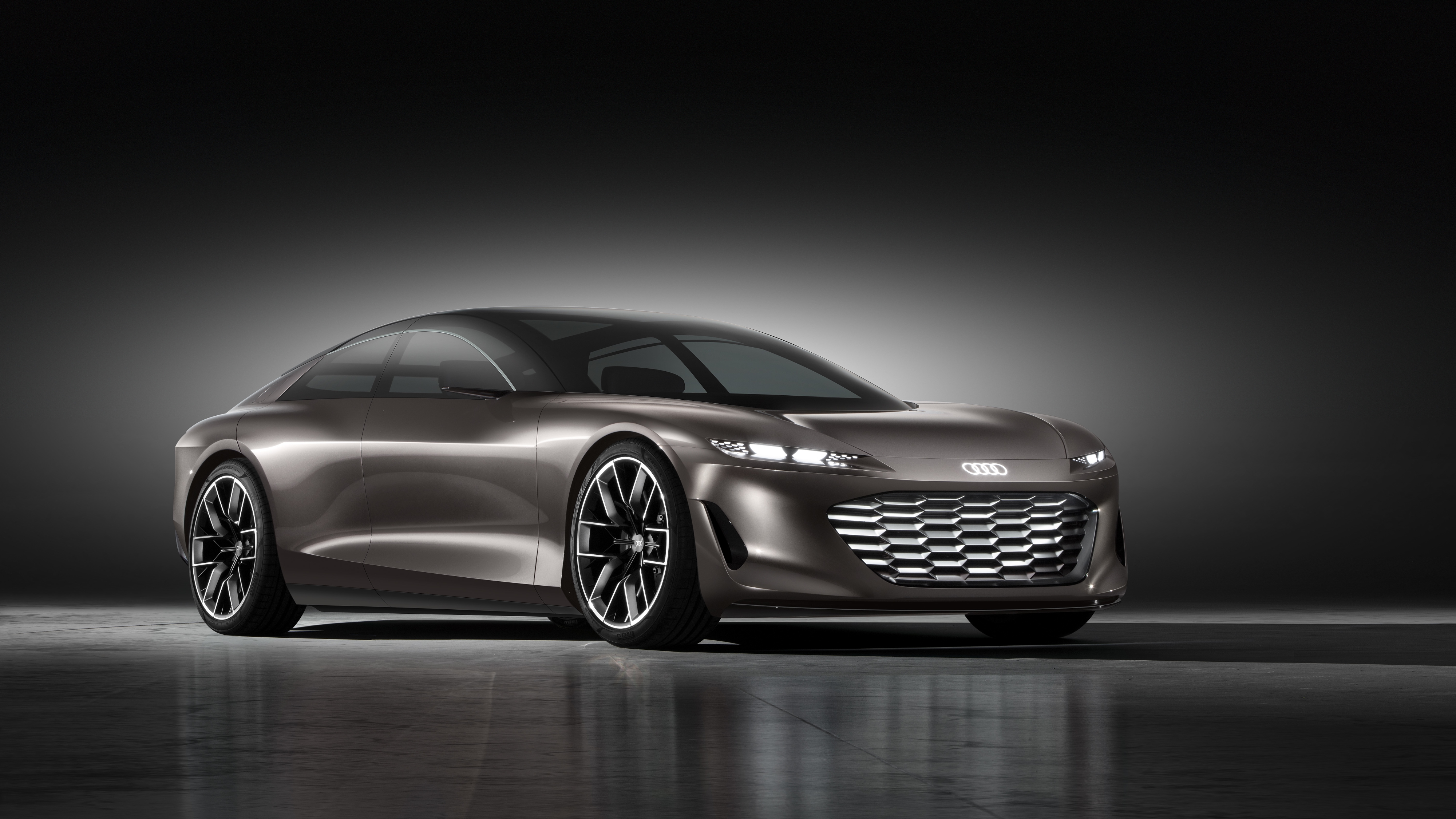 Audi Grandsphere Concept 4K Luxury Electric Car HD Wallpaper