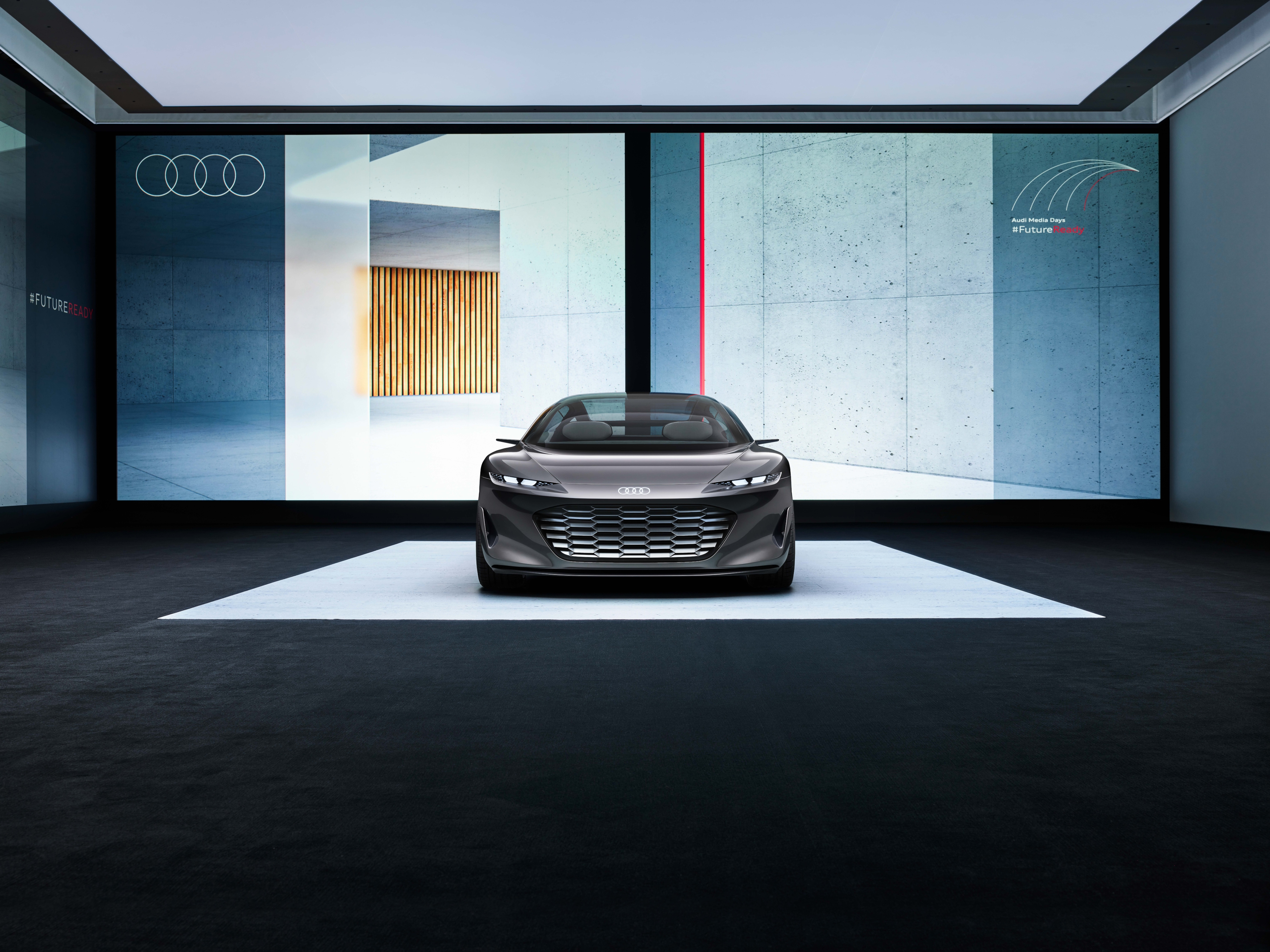 Audi Grandsphere Concept Electric Car Display HD Wallpaper