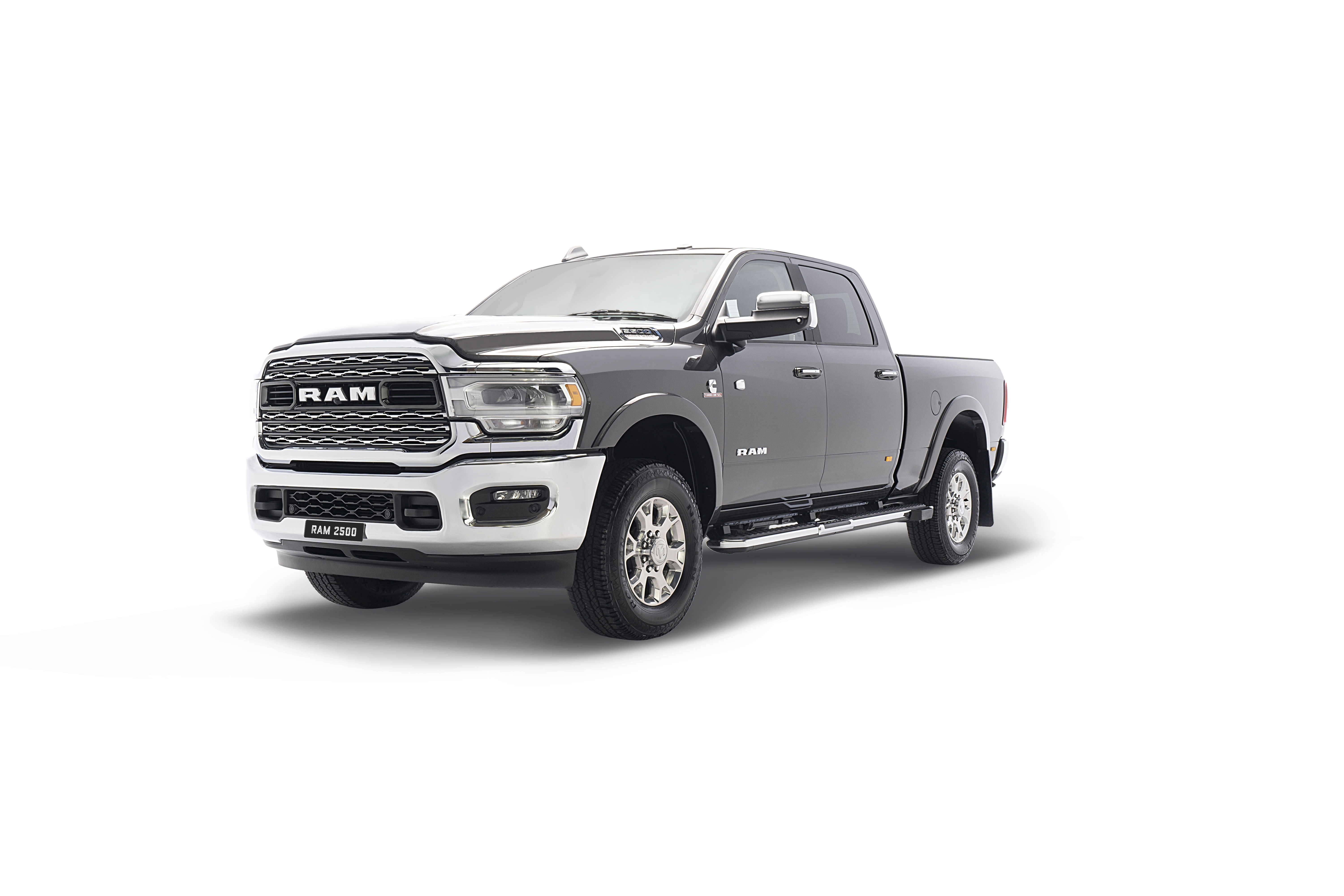 Dark Grey Ram 2500 Laramie Crew Cab Pickup HD Wallpaper