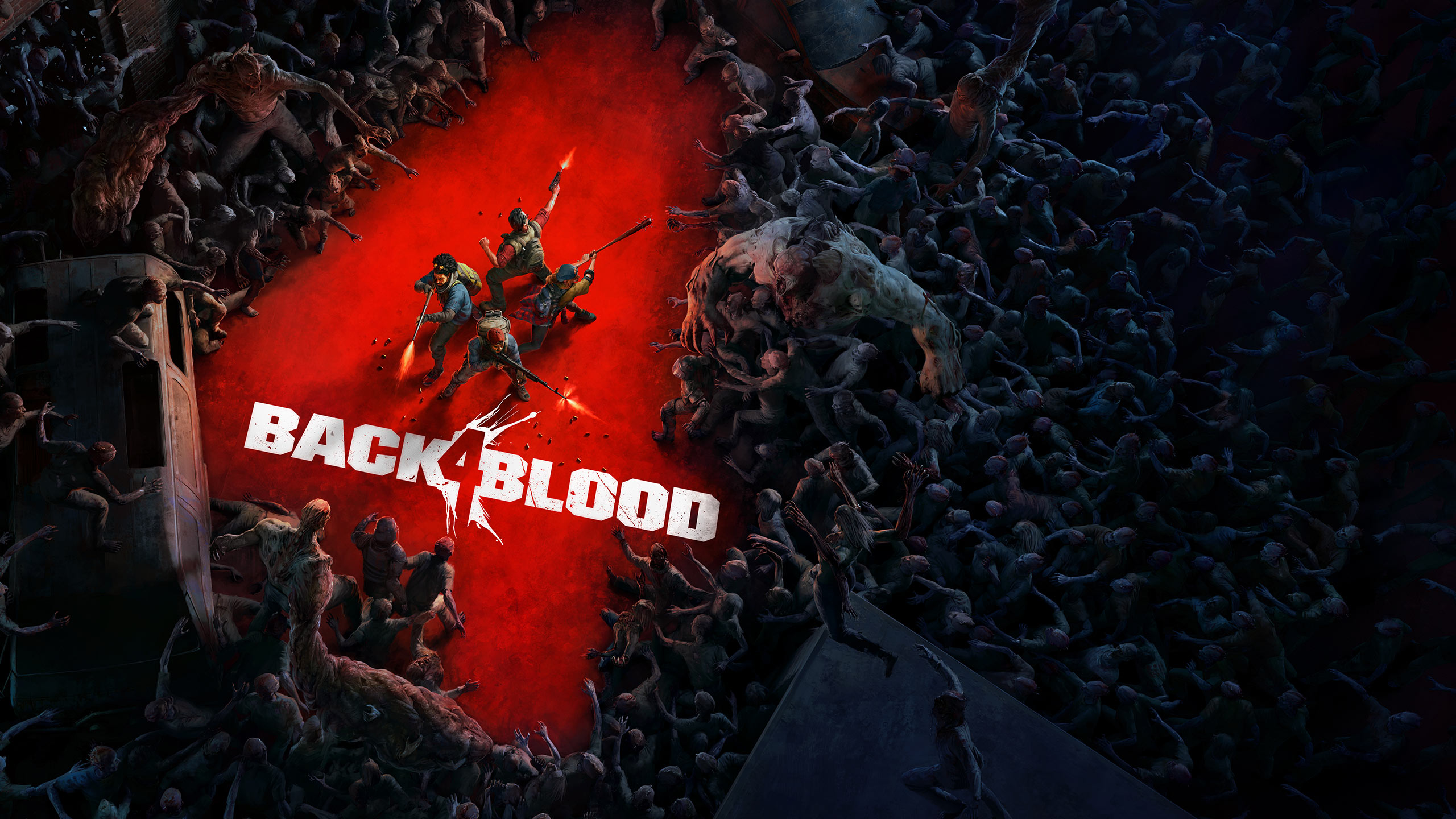 Back 4 Blood zombie horde HD Wallpaper