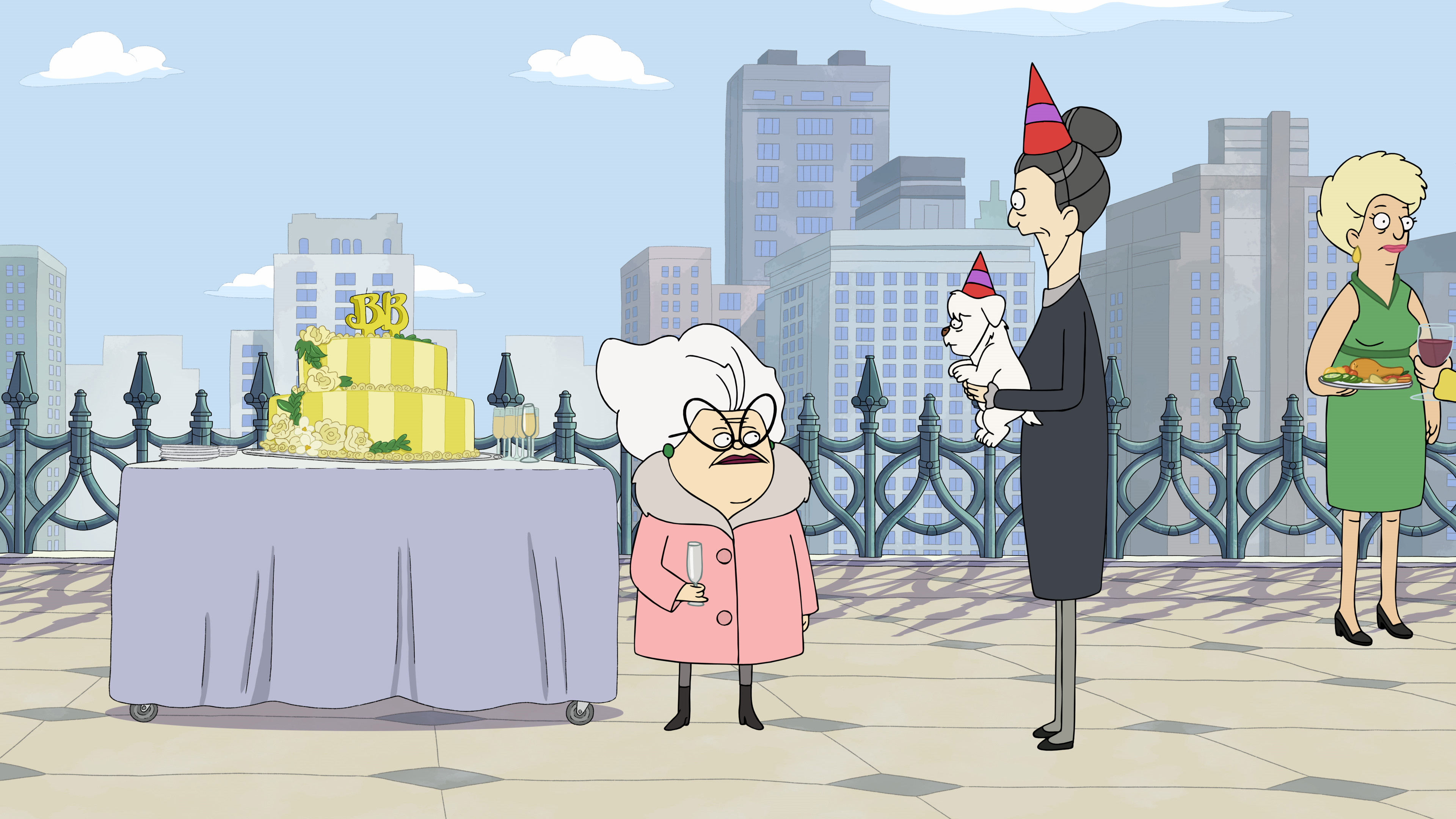 Bitsy Brandenham's Birthday Party on a Rooftop HD Wallpaper