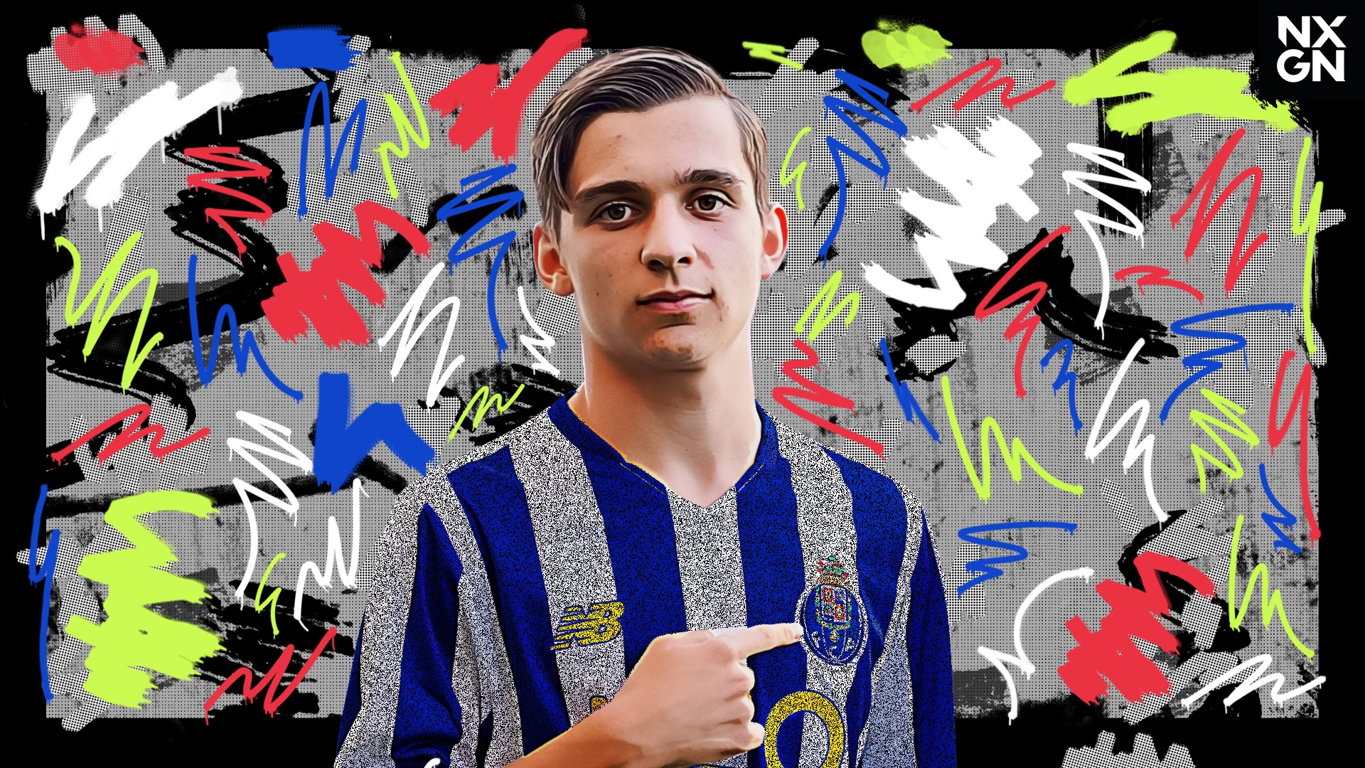 FC Porto's Francisco Conceição in NXGN spotlight HD Wallpaper