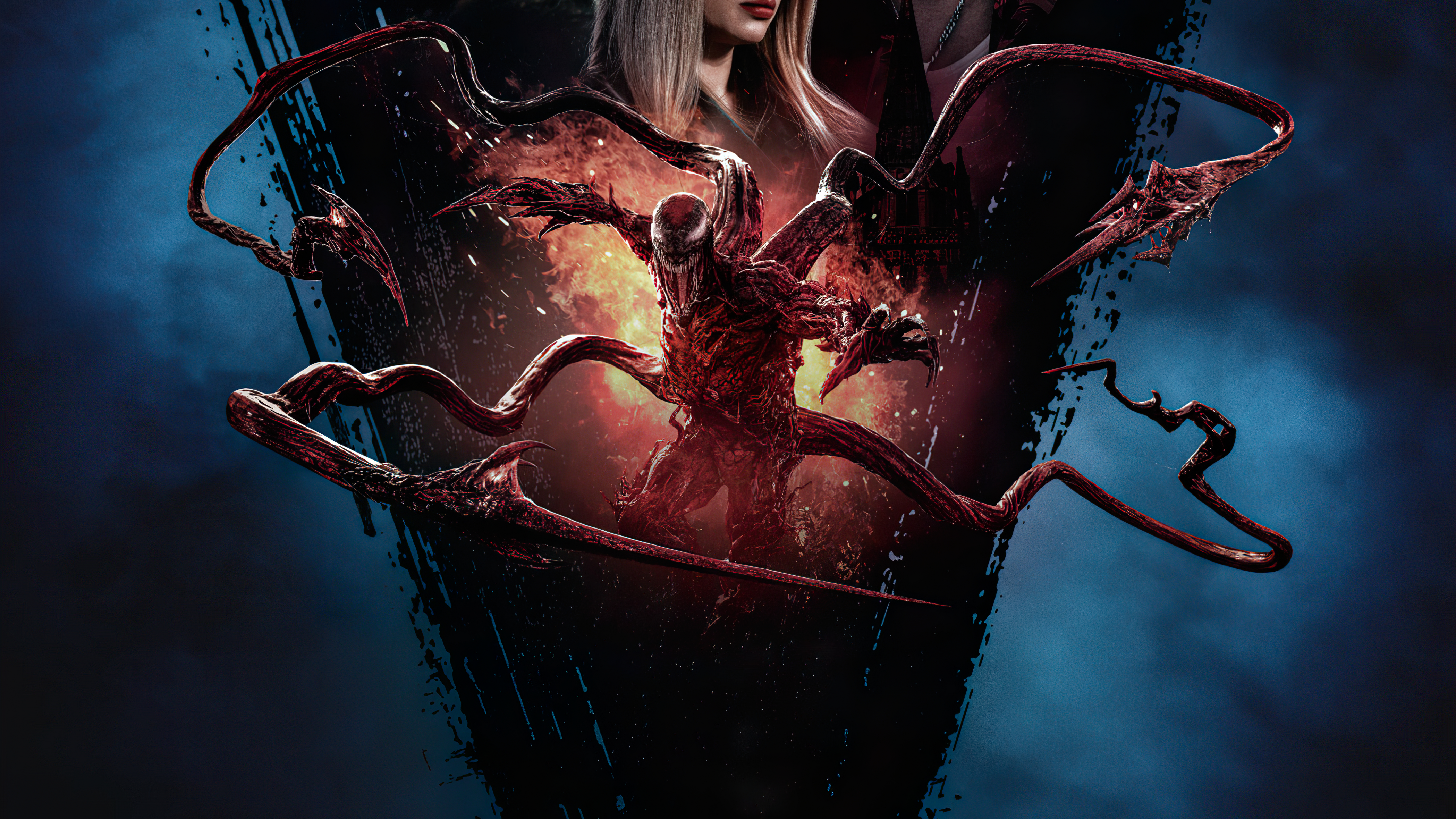 Carnage and Shriek in Venom: Let There Be Carnage 4K HD Wallpaper