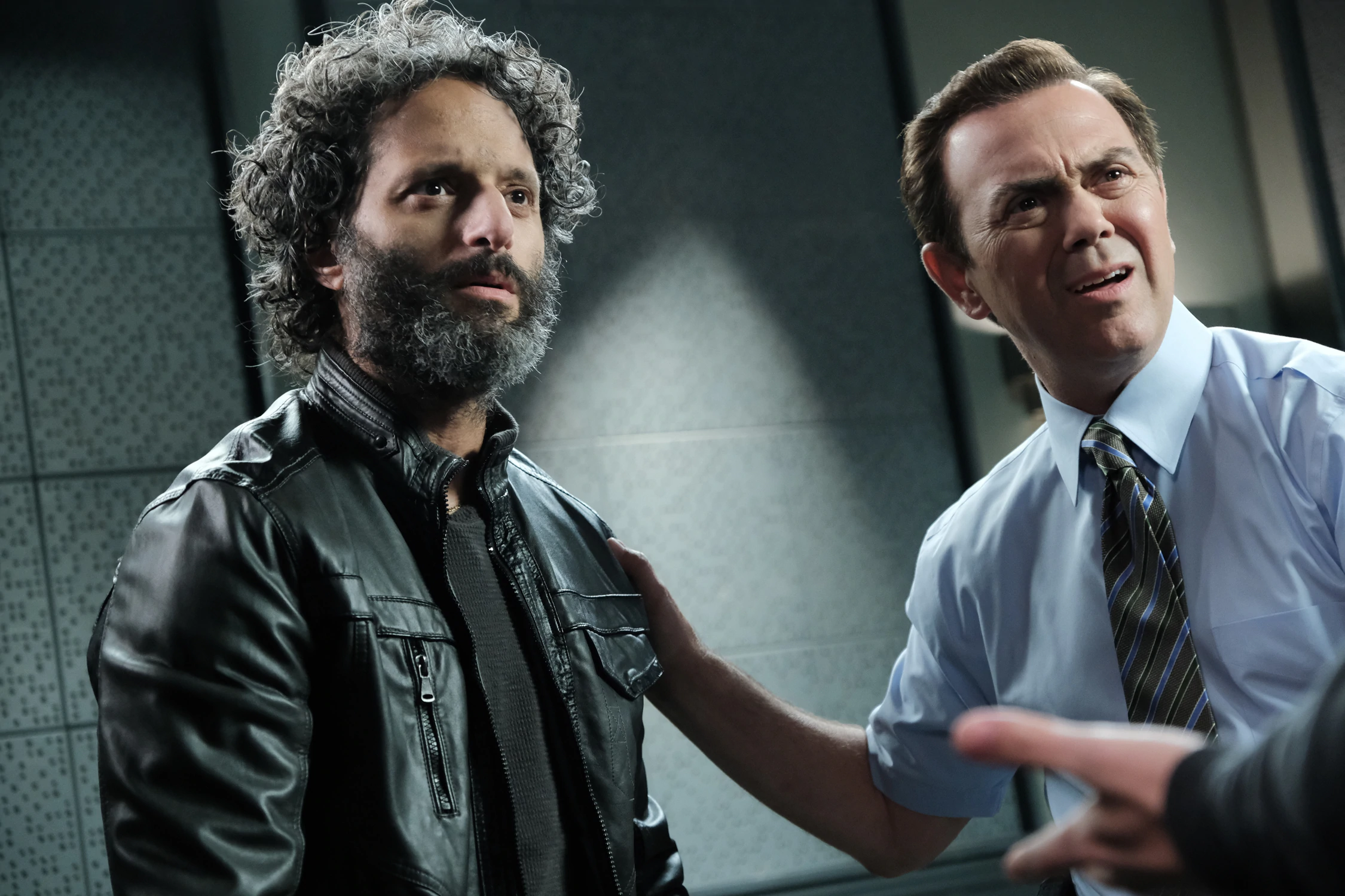 Joe Lo Truglio and Jason Mantzoukas in Brooklyn Nine-Nine HD Wallpaper