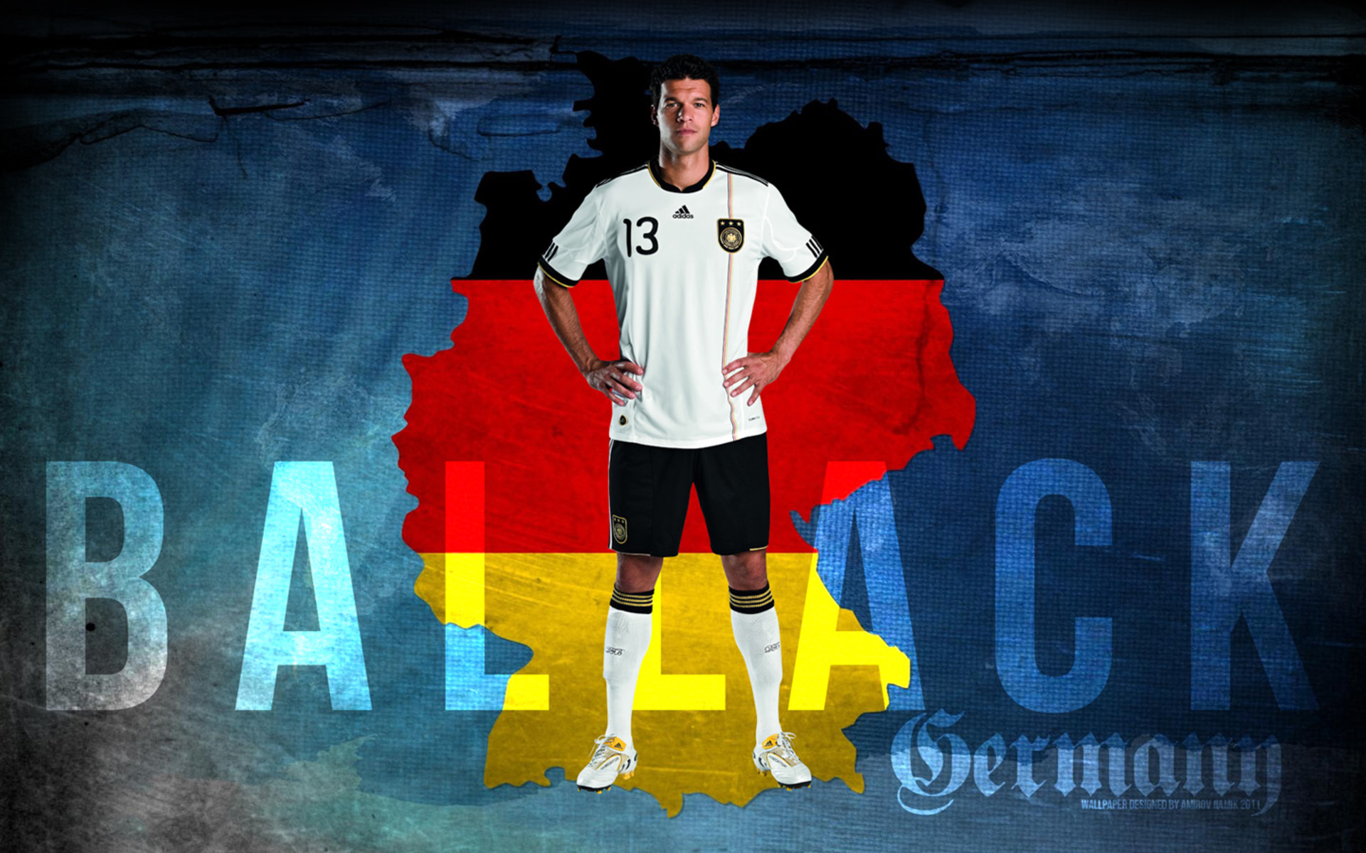 Michael Ballack Germany National Football Team HD Wallpaper
