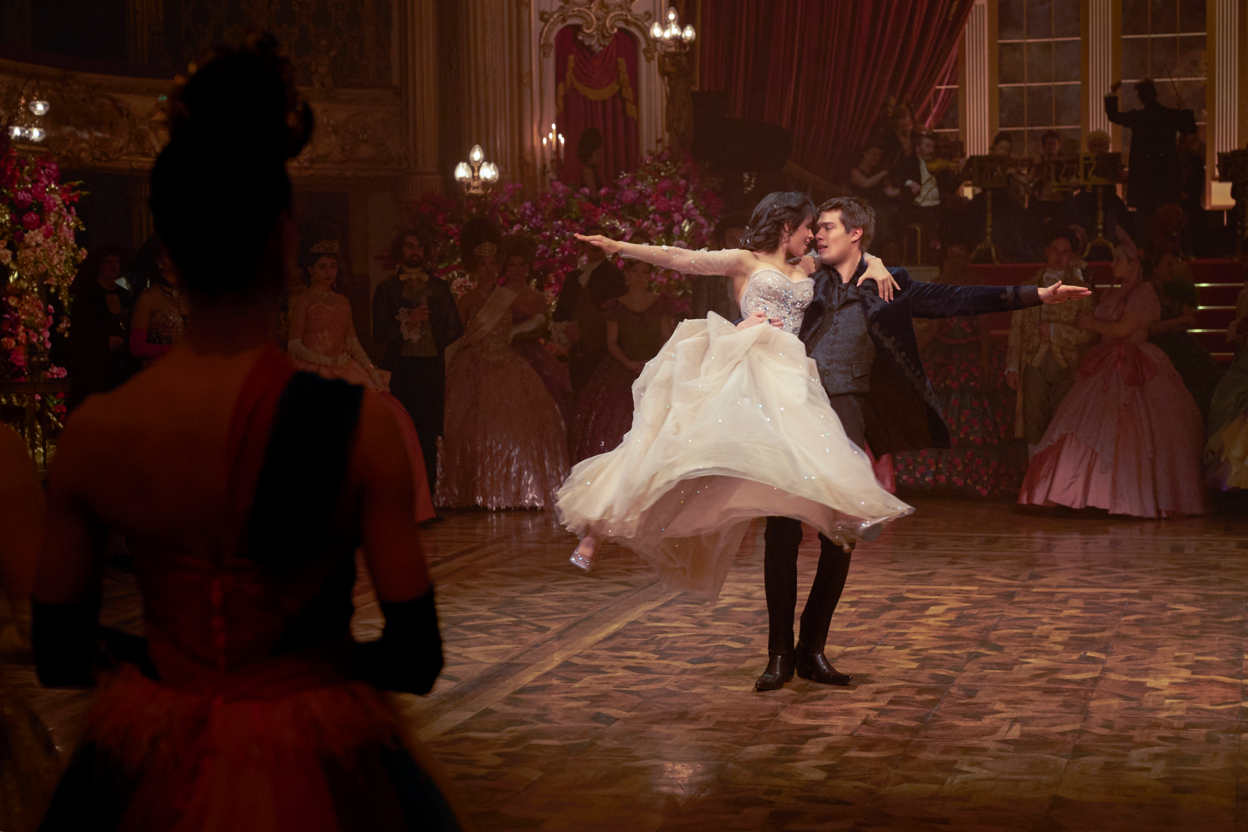 Camila Cabello and Nicholas Galitzine dancing in Cinderella HD Wallpaper