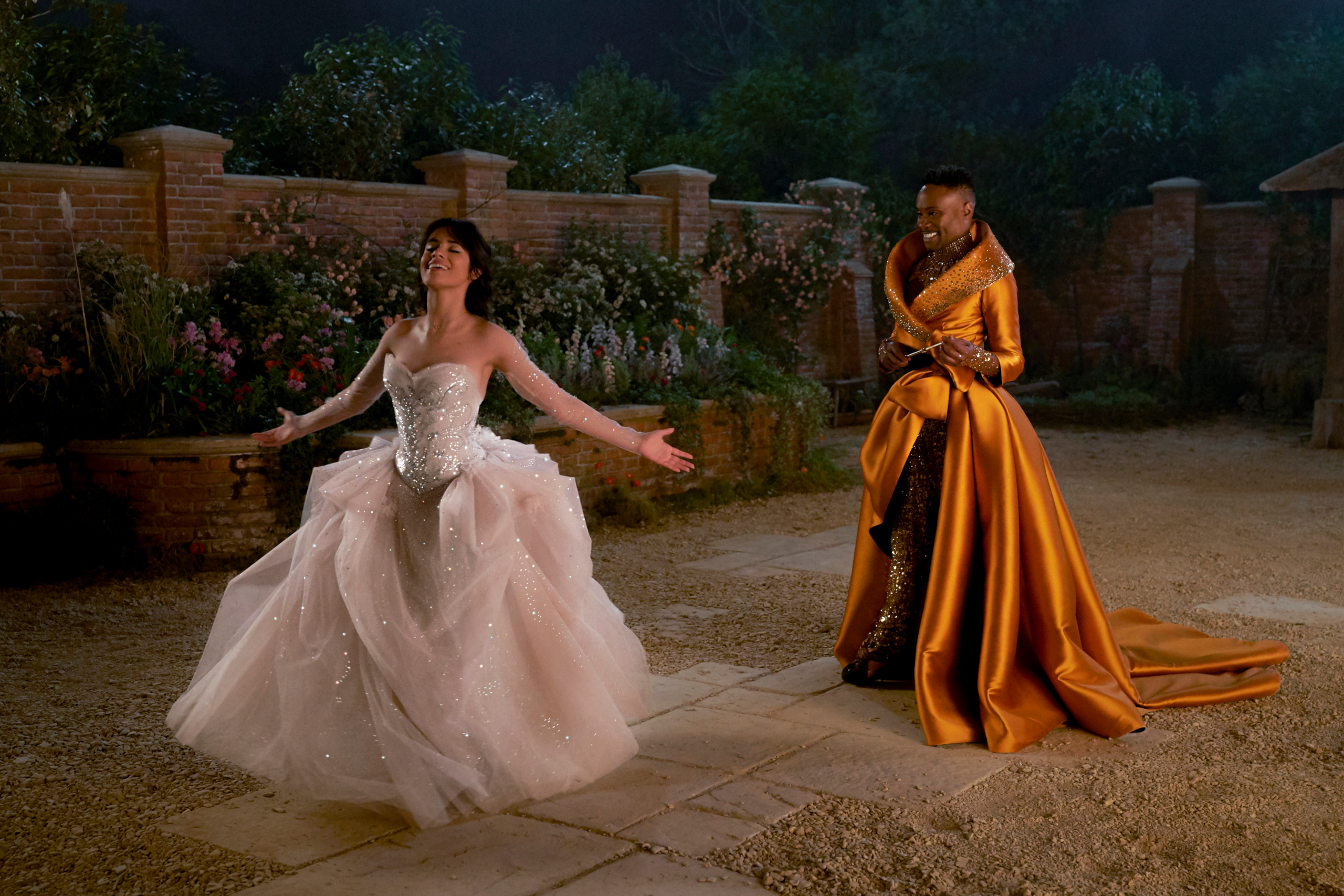 Camila Cabello and Billy Porter in Cinderella HD Wallpaper