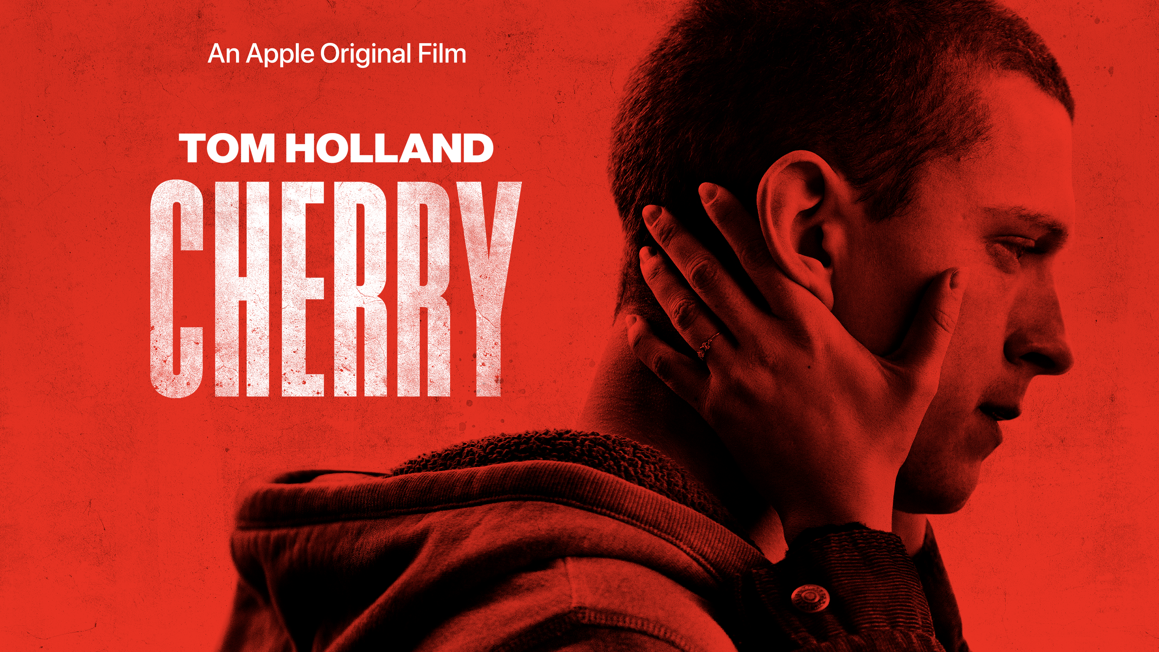Cherry movie poster with Tom Holland, red aesthetic HD Wallpaper