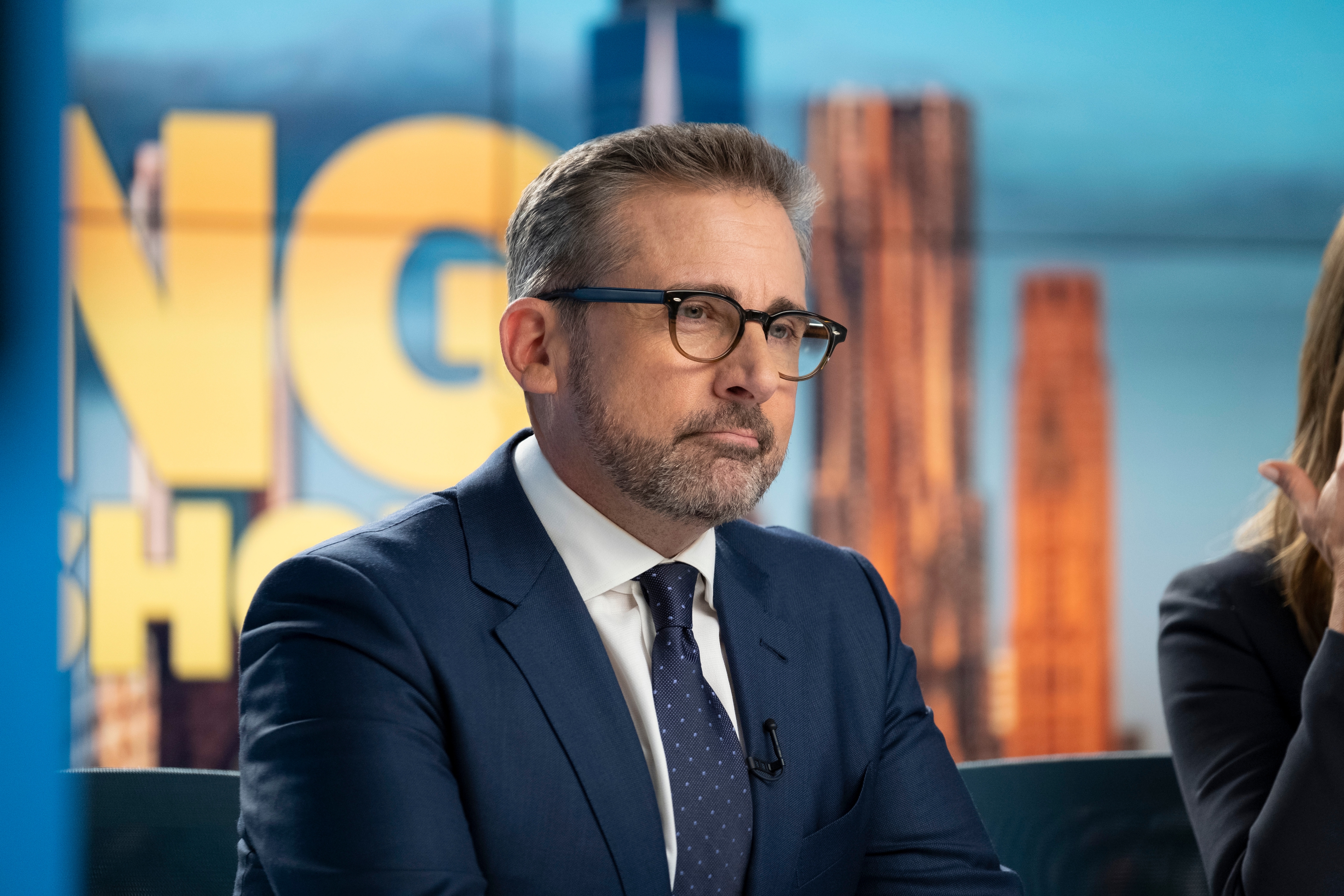Steve Carell on The Morning Show set HD Wallpaper