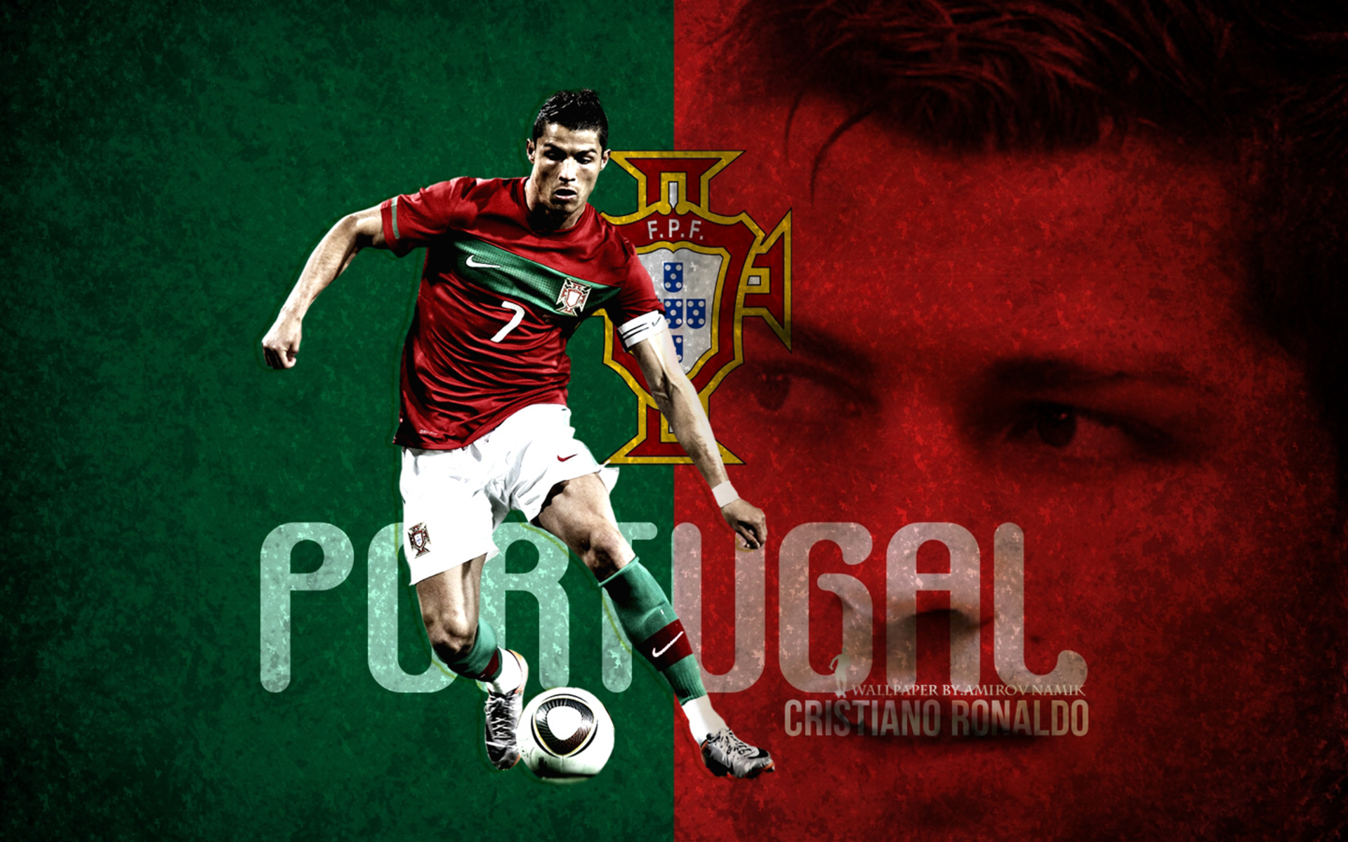 Cristiano Ronaldo Portugal Football HD Wallpaper