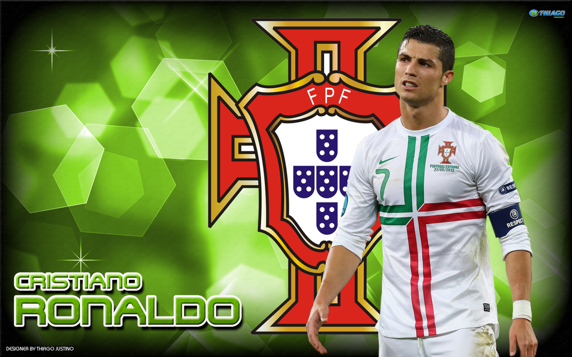 Cristiano Ronaldo Portugal National Football Team HD Wallpaper