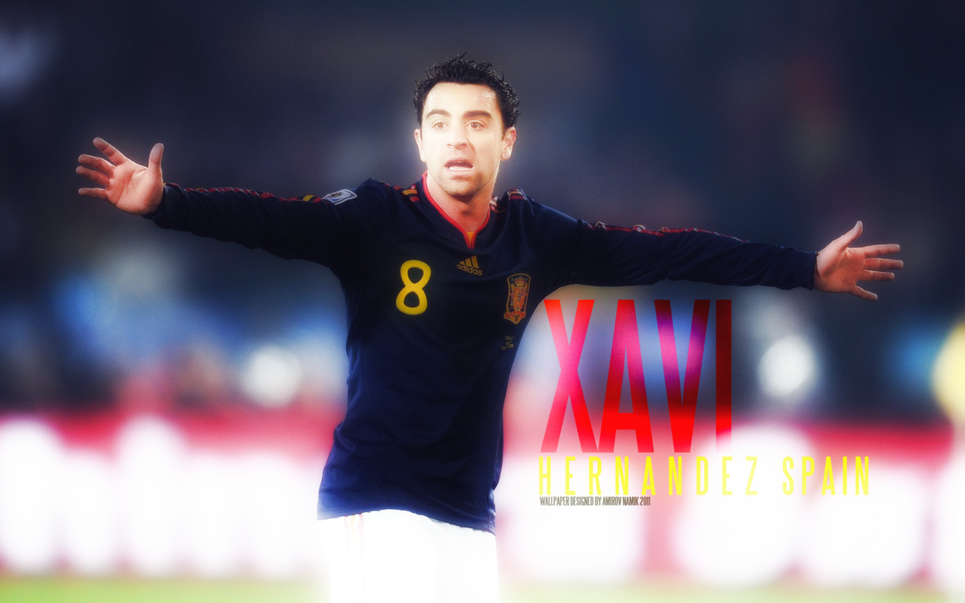 Xavi Hernandez, Spain National Football Team player HD Wallpaper