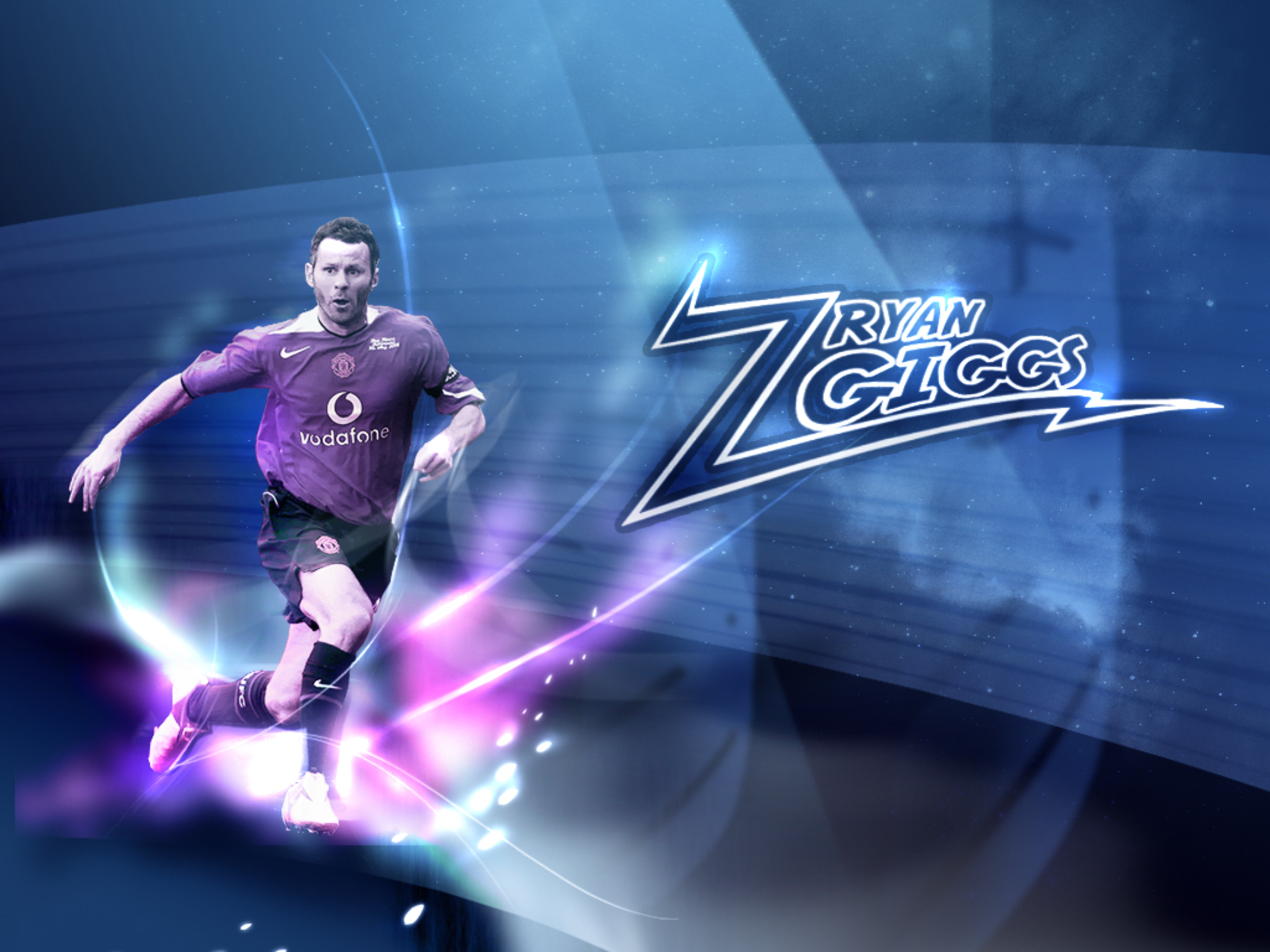 Ryan Giggs Manchester United Football Player HD Wallpaper