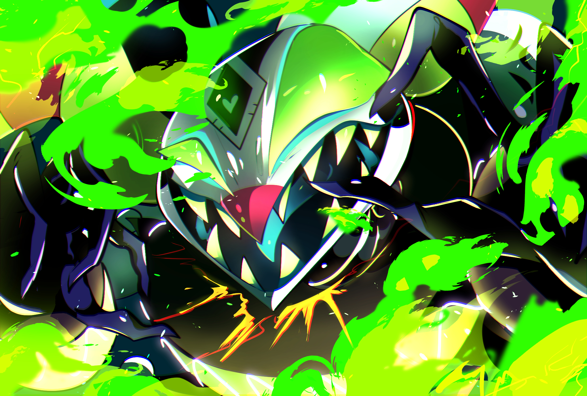 Robo Fizz unleashing power in Helluva Boss HD Wallpaper