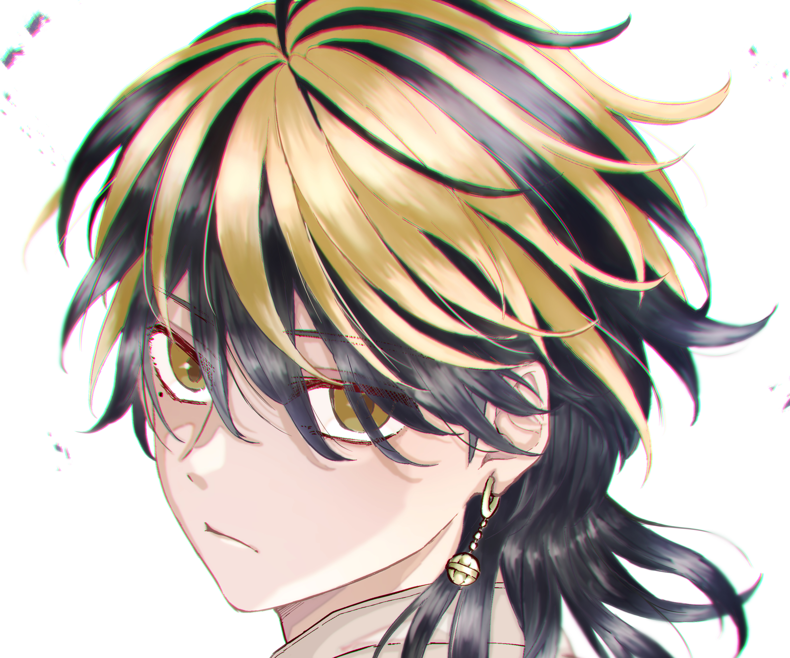 Kazutora Hanemiya with distinctive striped hair HD Wallpaper