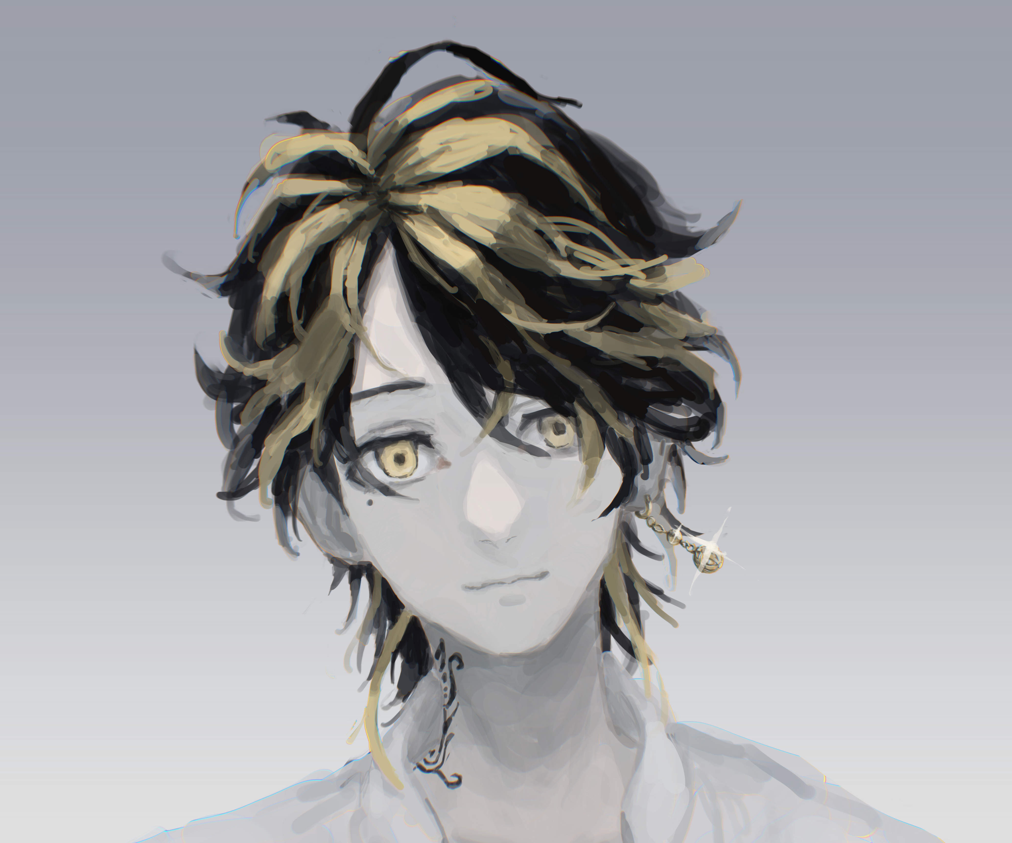 Painterly portrait of Kazutora Hanemiya HD Wallpaper