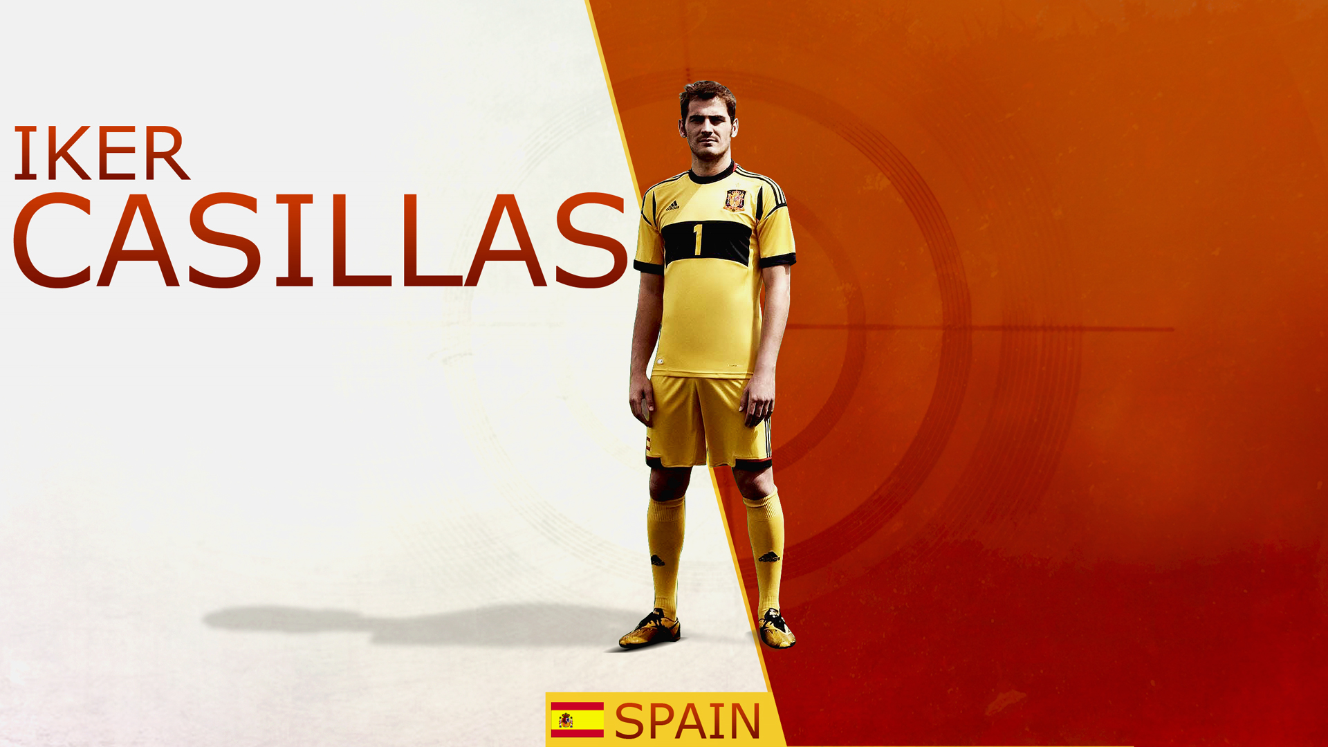 Iker Casillas in Spain National Football Team Kit HD Wallpaper