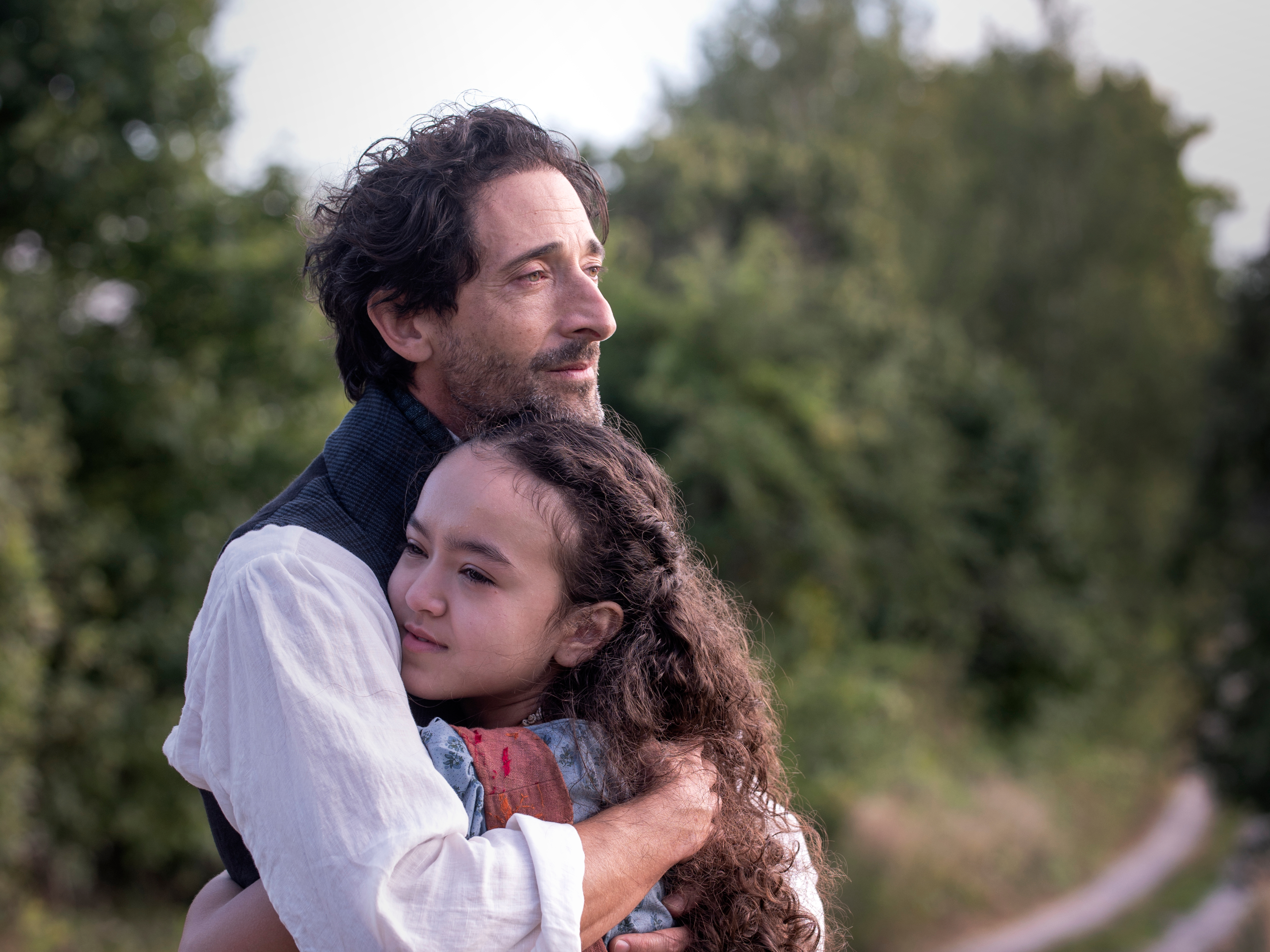 Adrien Brody and Sirena Gulamgaus in Chapelwaite HD Wallpaper