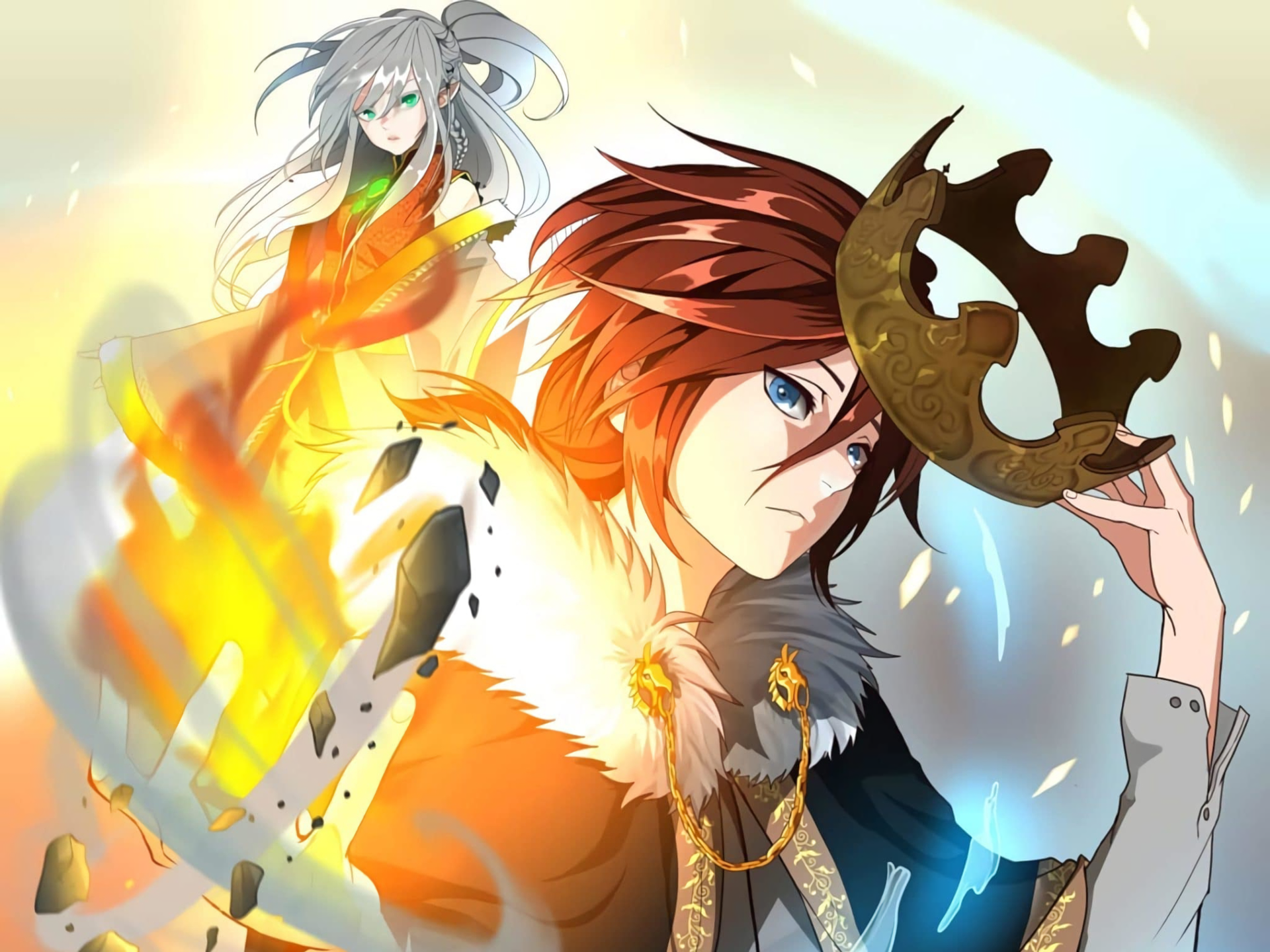 The Beginning After The End Intense Duel Scene HD Wallpaper