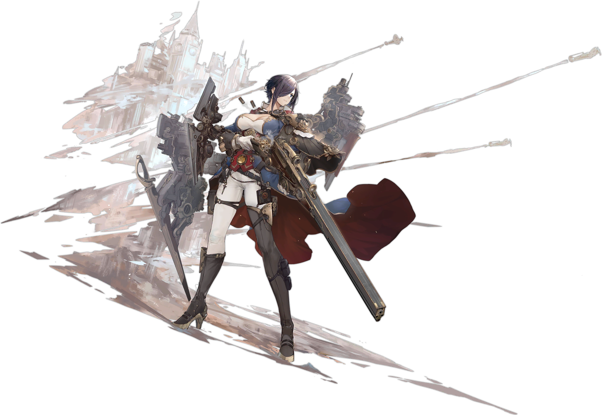 Azur Lane Ark Royal with mechanical gear HD Wallpaper