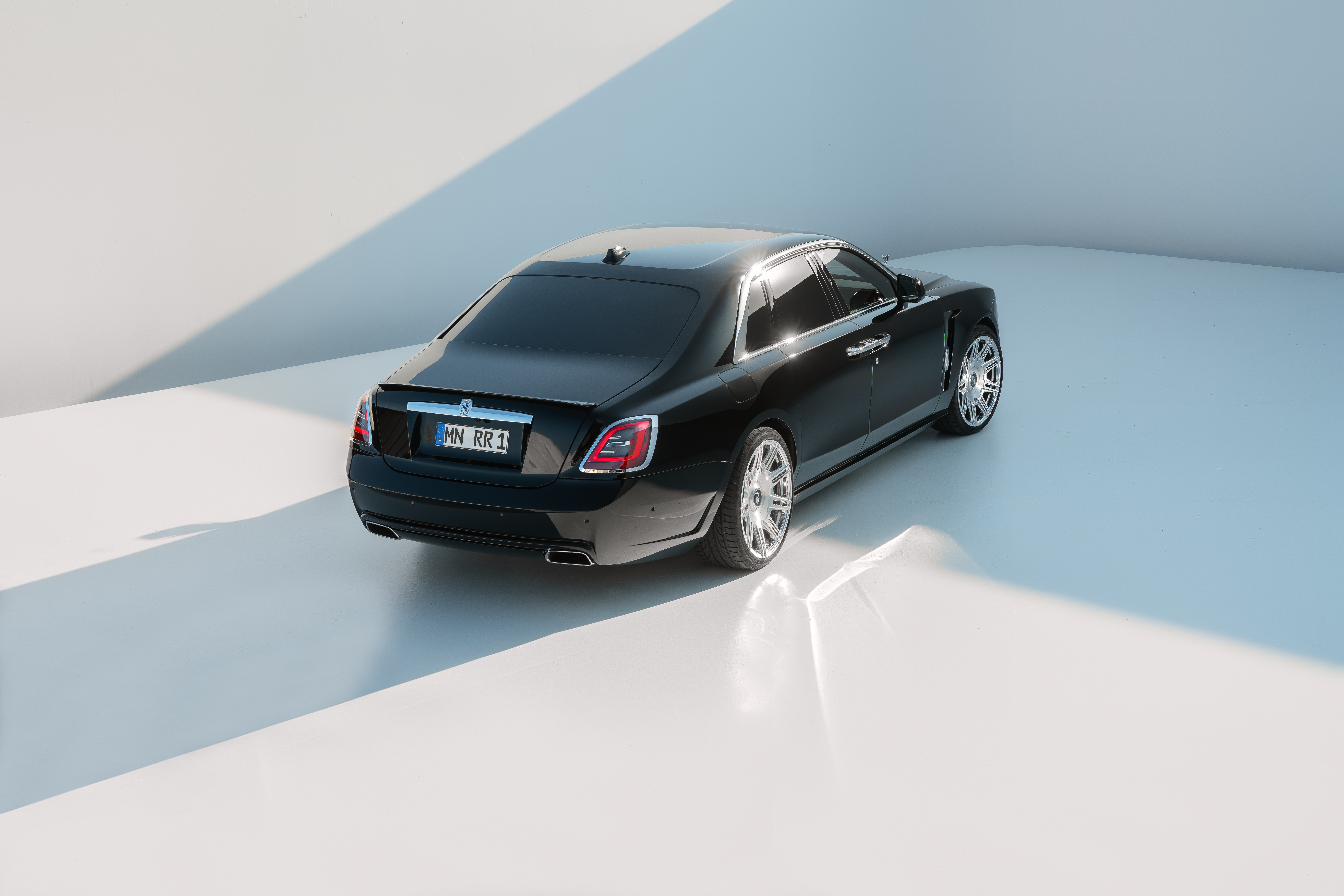 Spofec Black Rolls-Royce Ghost Luxury Car HD Wallpaper