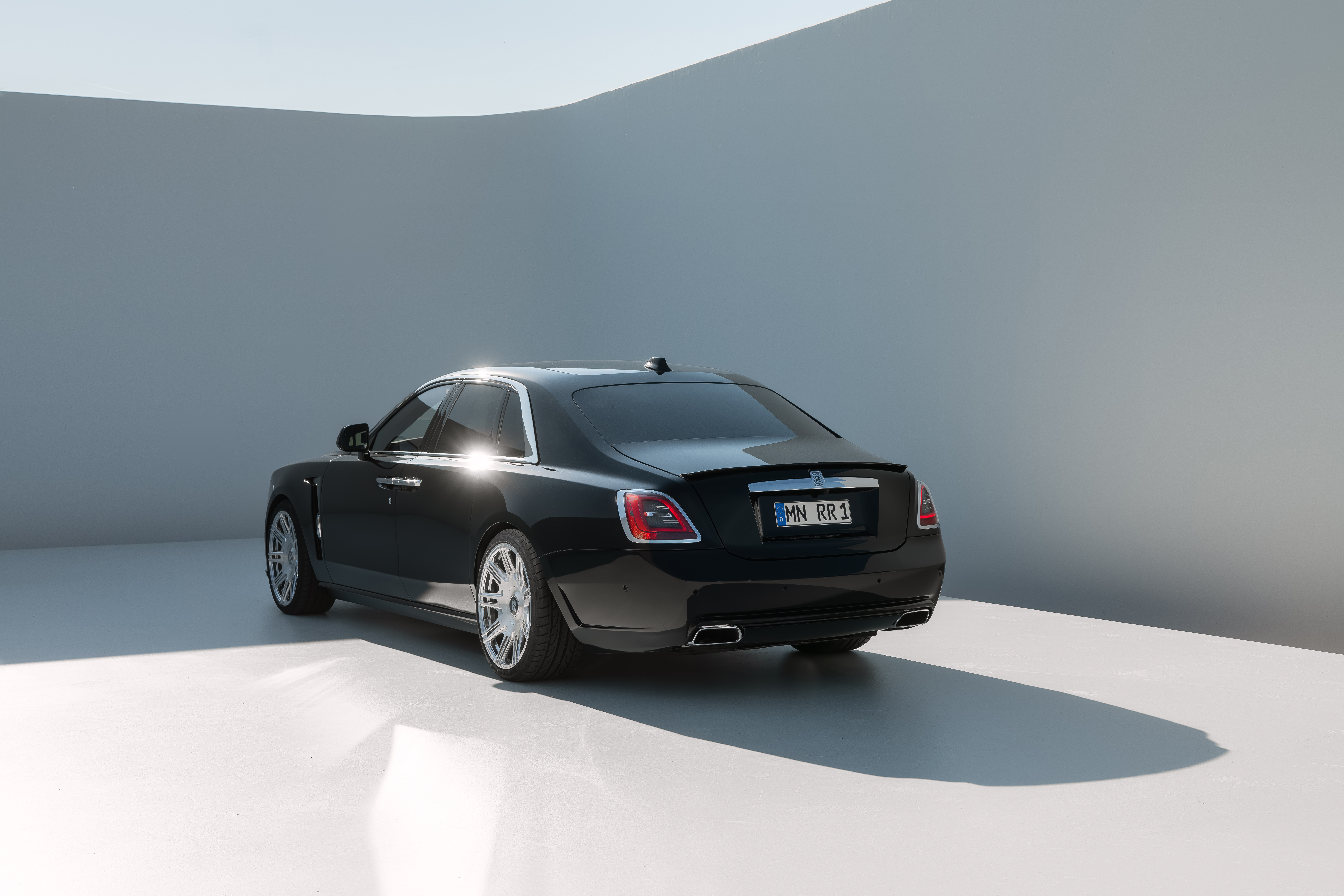 Spofec Black Rolls-Royce Ghost Luxury Car HD Wallpaper