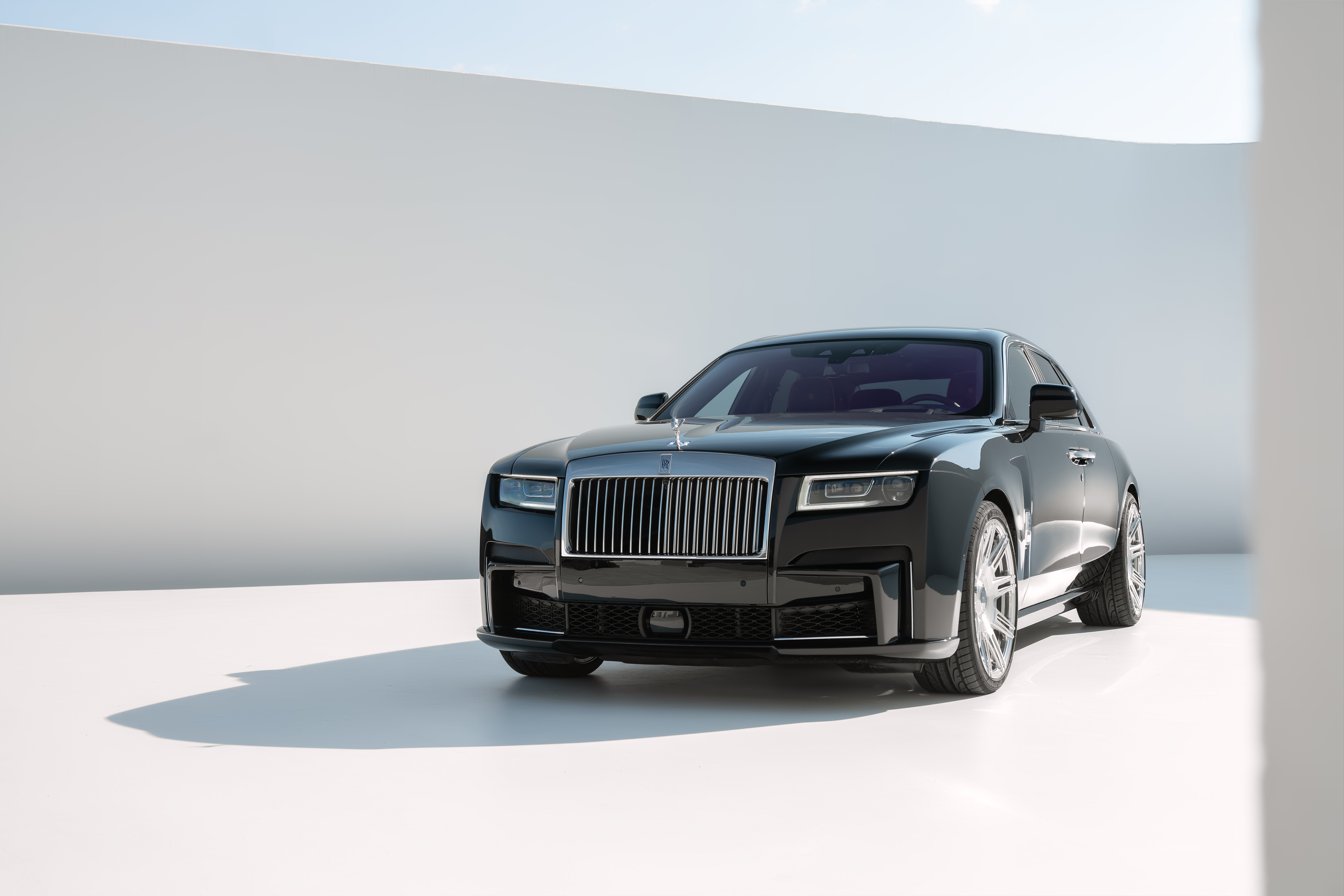 Spofec Black Rolls-Royce Ghost Luxury Car HD Wallpaper
