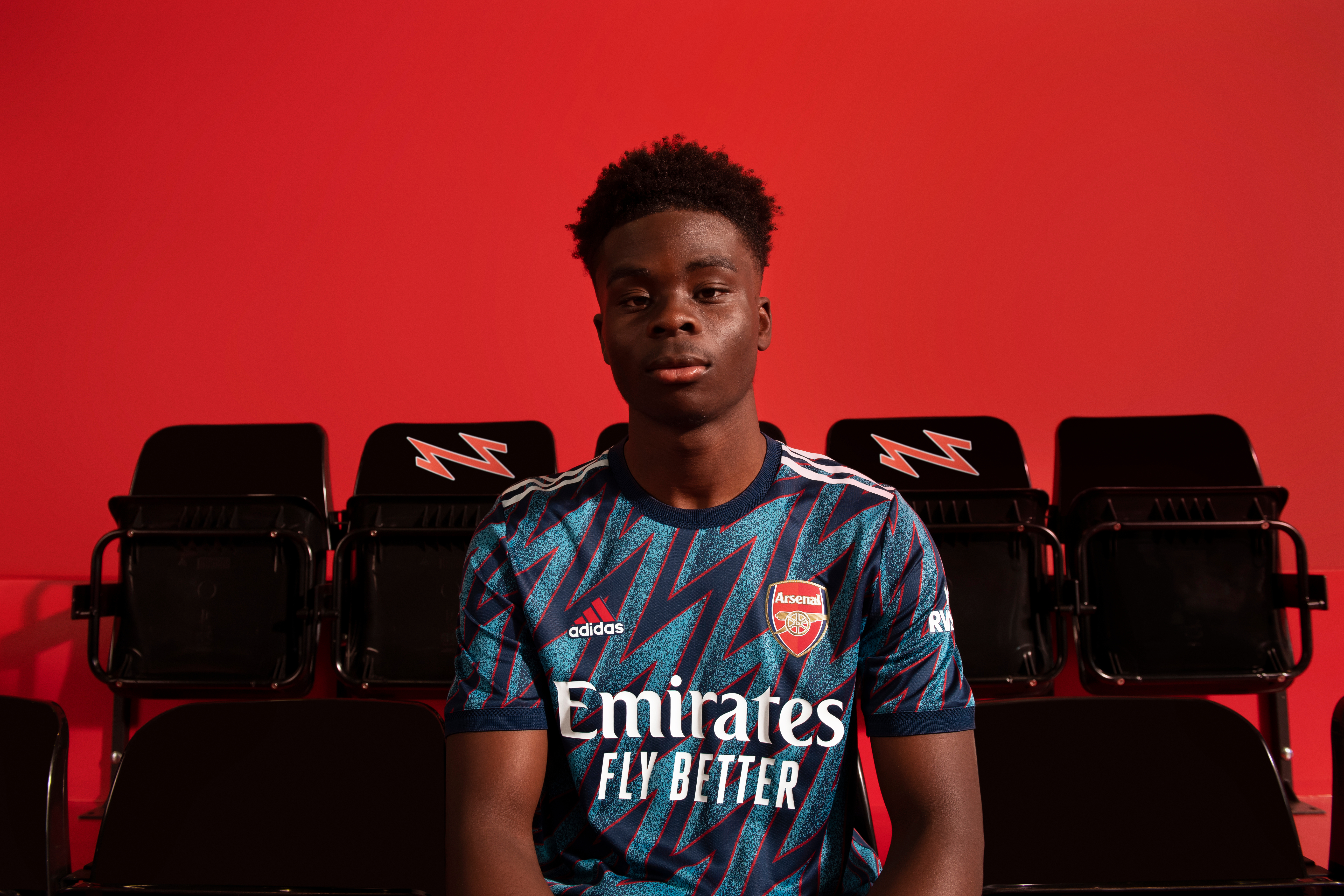 Bukayo Saka Arsenal F.C. Portrait 4K HD Wallpaper
