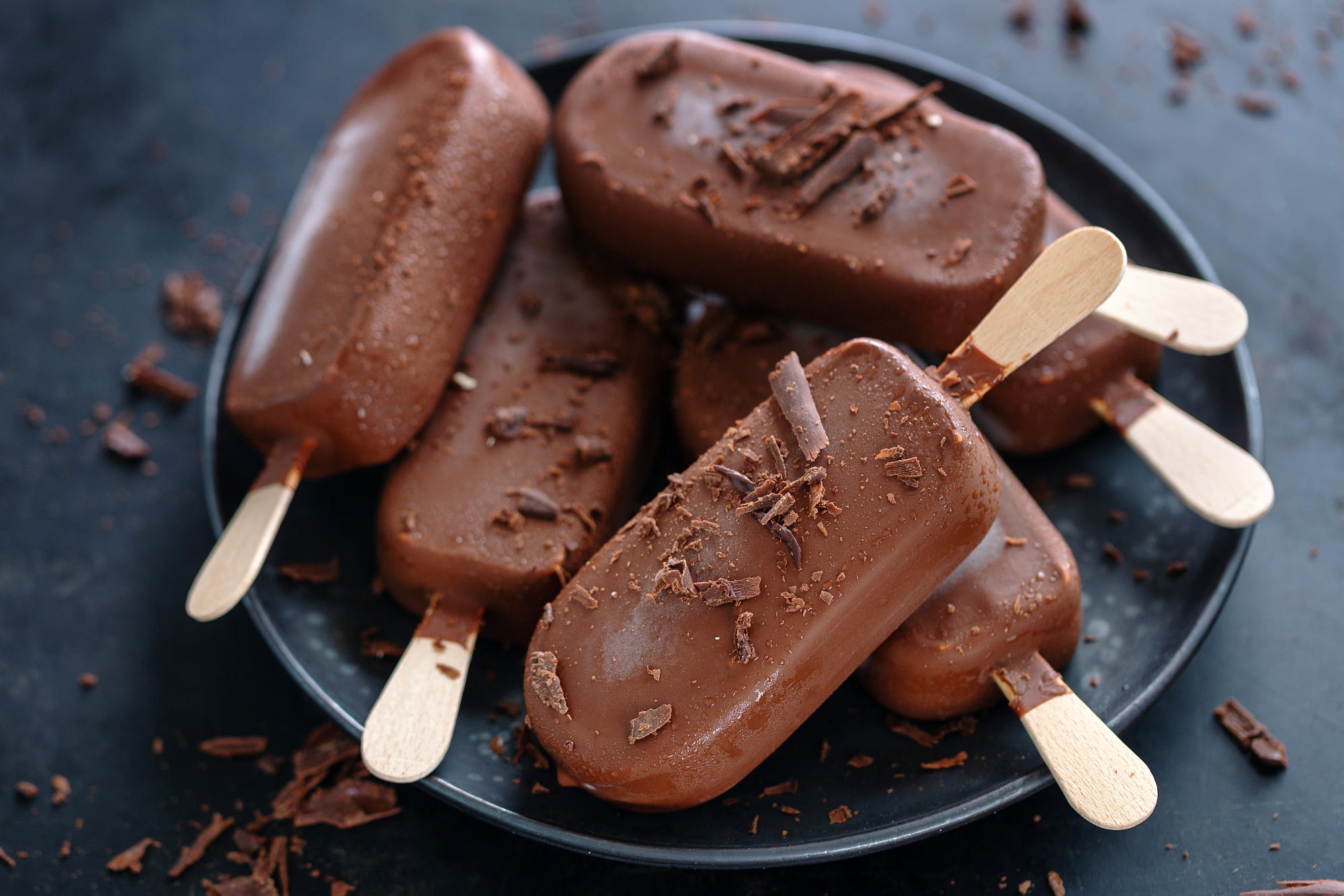 Delicious Chocolate Ice Cream Bars HD Wallpaper