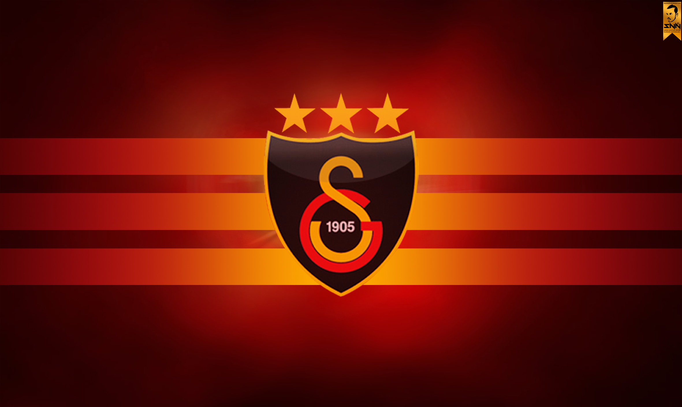 Galatasaray S.K. Soccer Club Emblem Logo HD Wallpaper