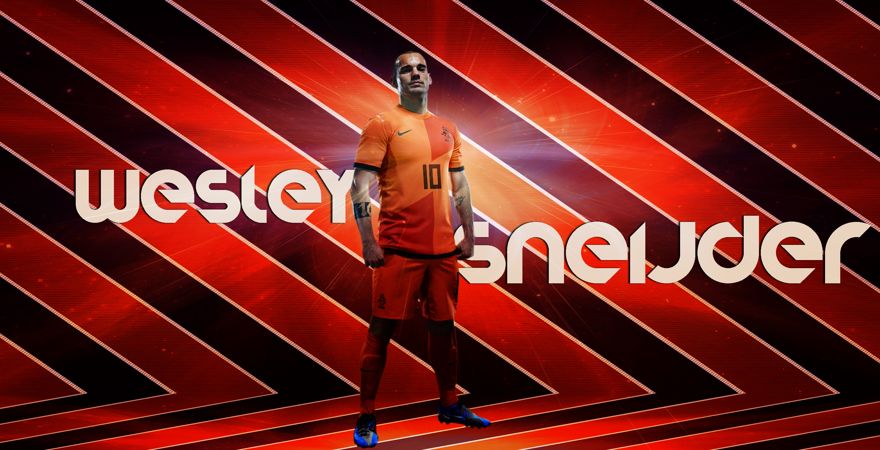 Wesley Sneijder - Netherlands National Team HD Wallpaper