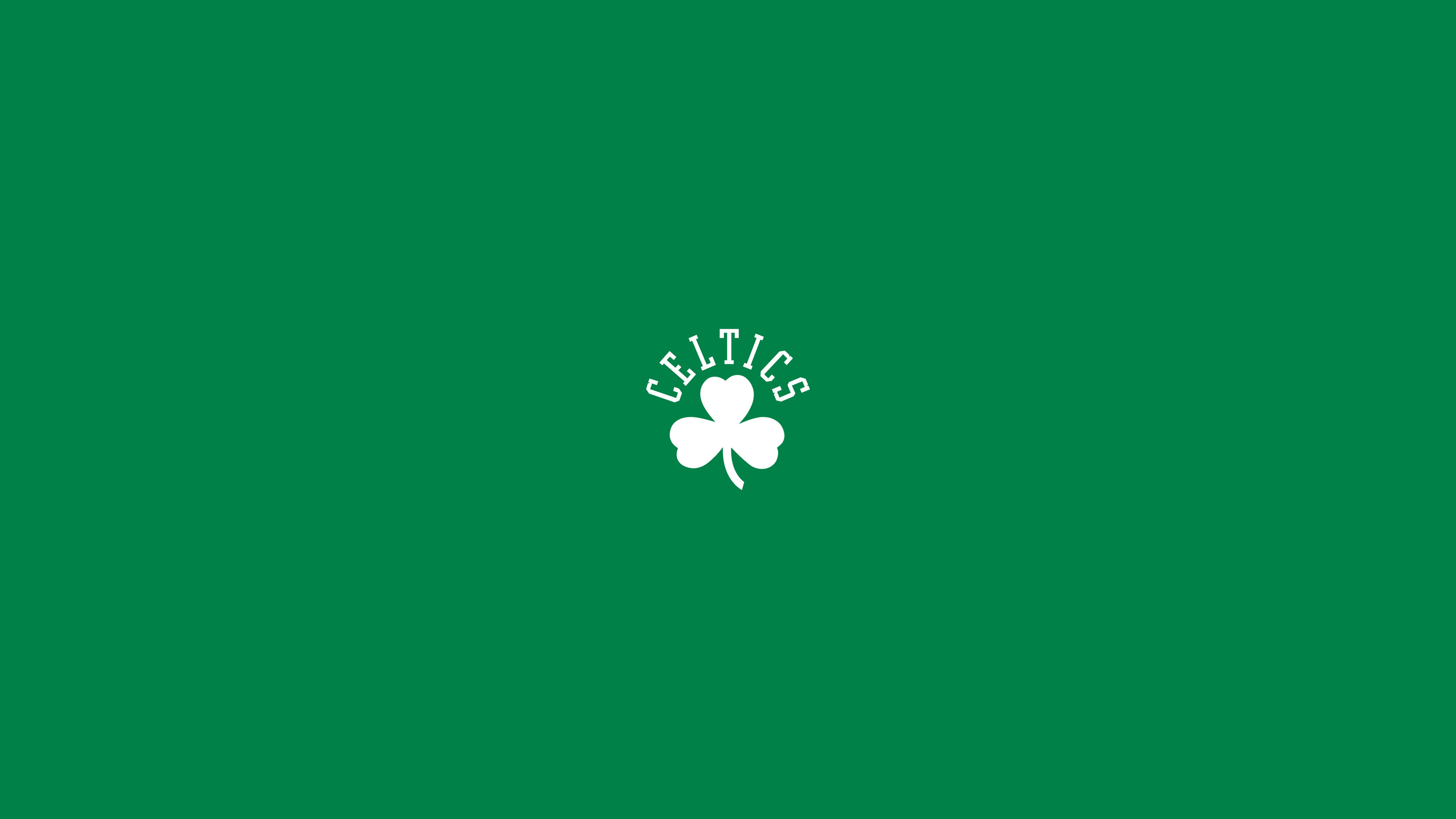 Boston Celtics NBA Logo on Green HD Wallpaper