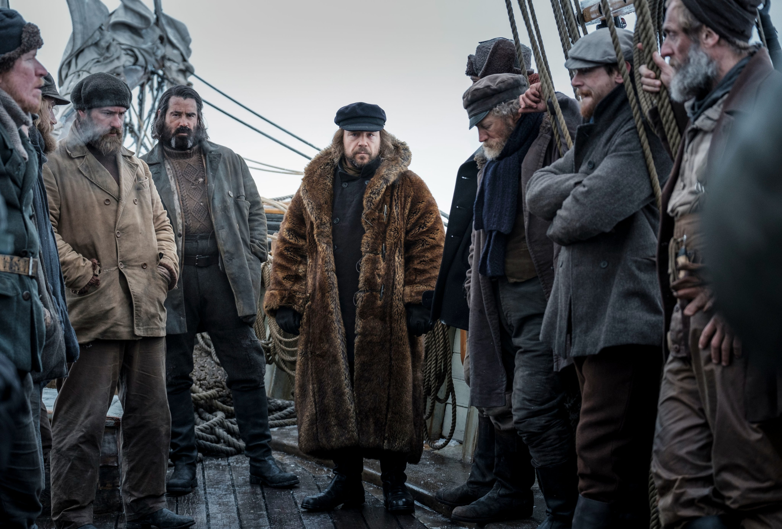 Stephen Graham and Colin Farrell in The North Water HD Wallpaper