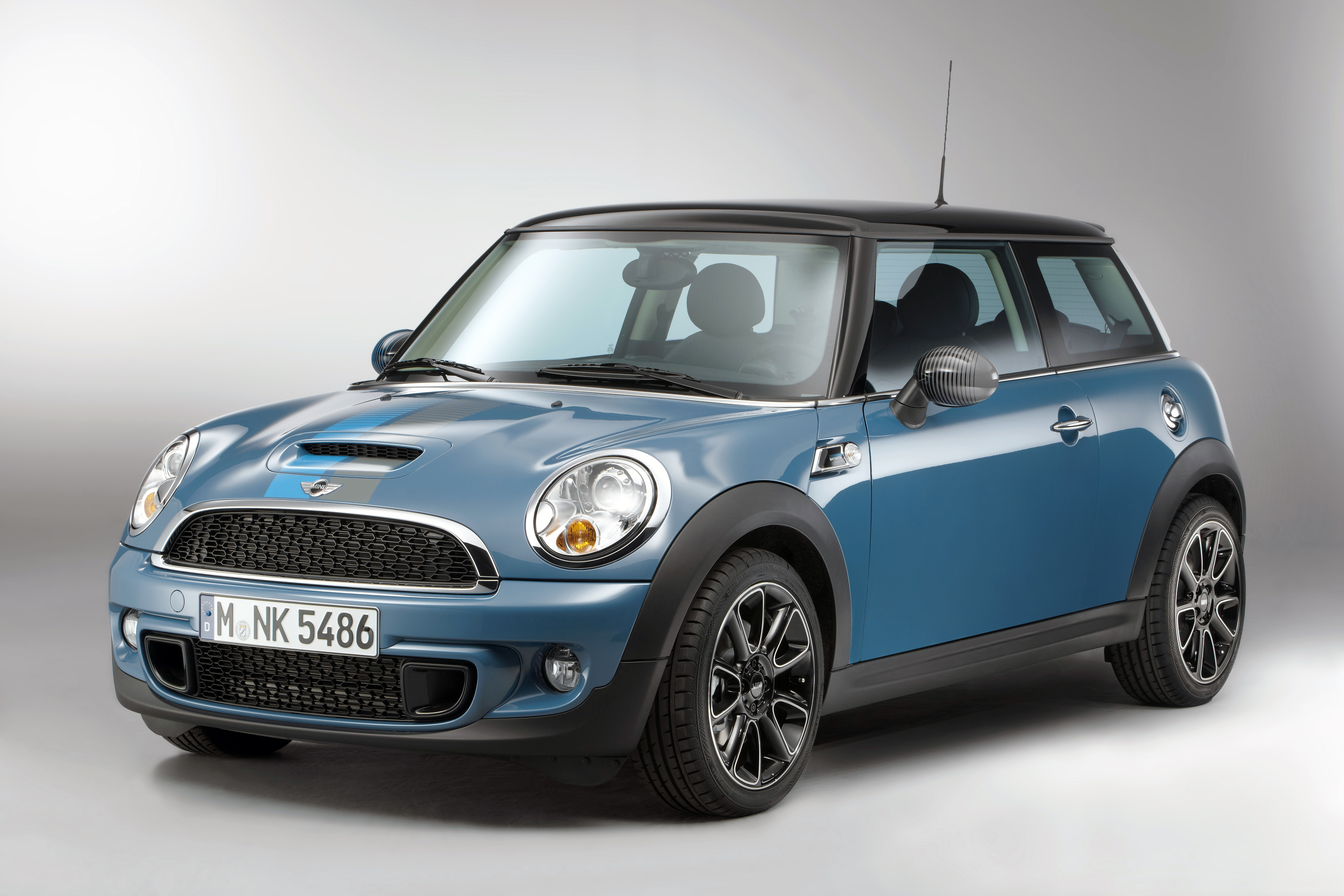 Blue 2012 Mini Cooper S Bayswater HD Wallpaper