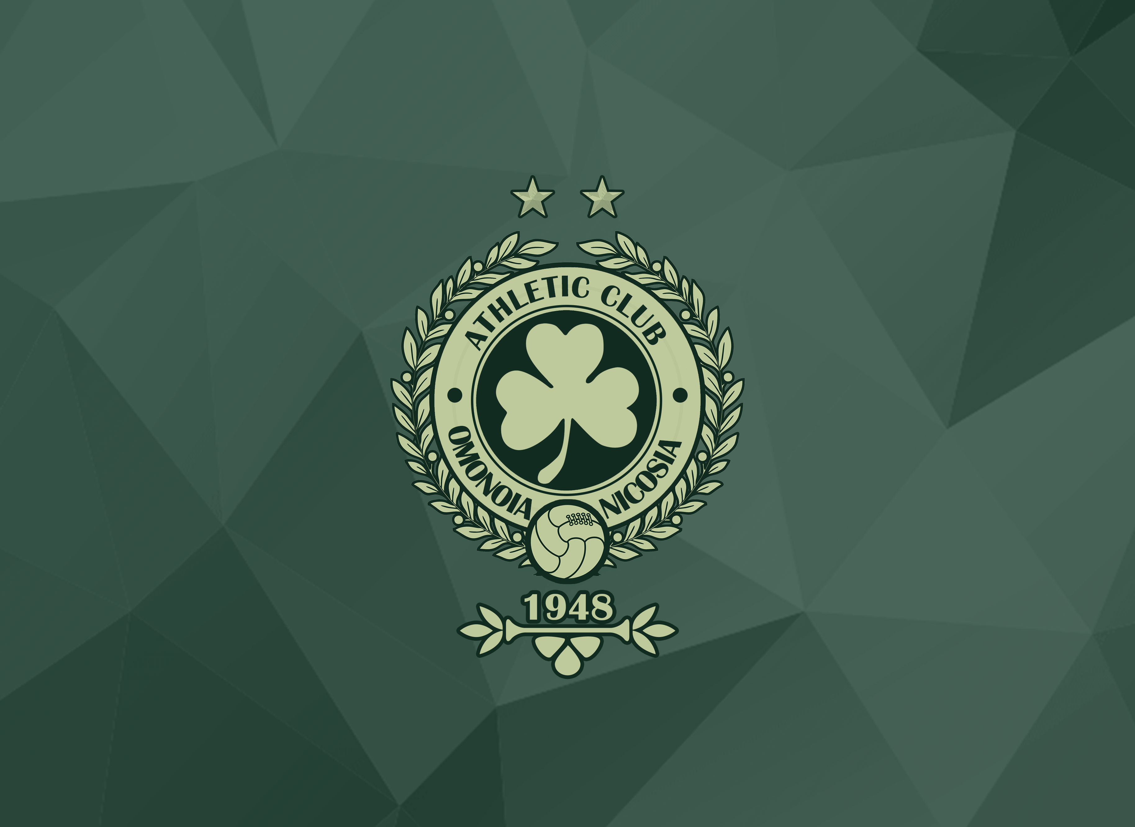 AC Omonia Nicosia Soccer Club Emblem HD Wallpaper