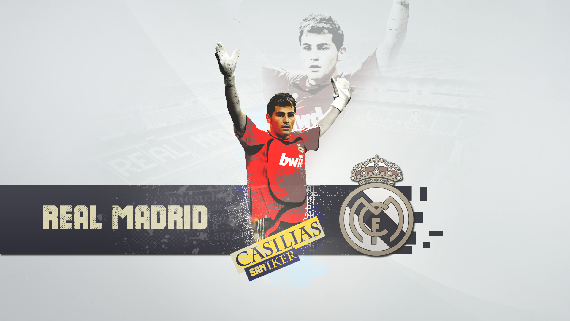 Iker Casillas Real Madrid Goalkeeper Art HD Wallpaper