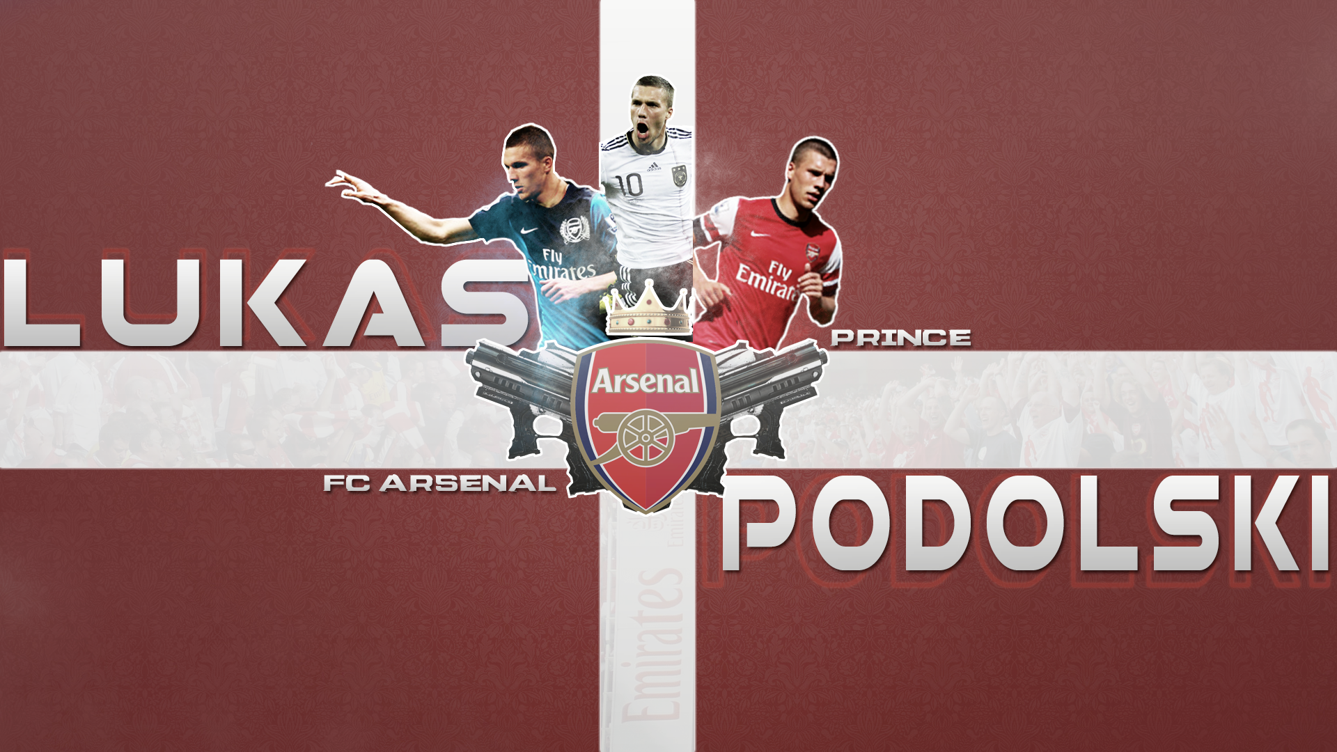 Lukas Podolski: The Prince of Arsenal FC HD Wallpaper